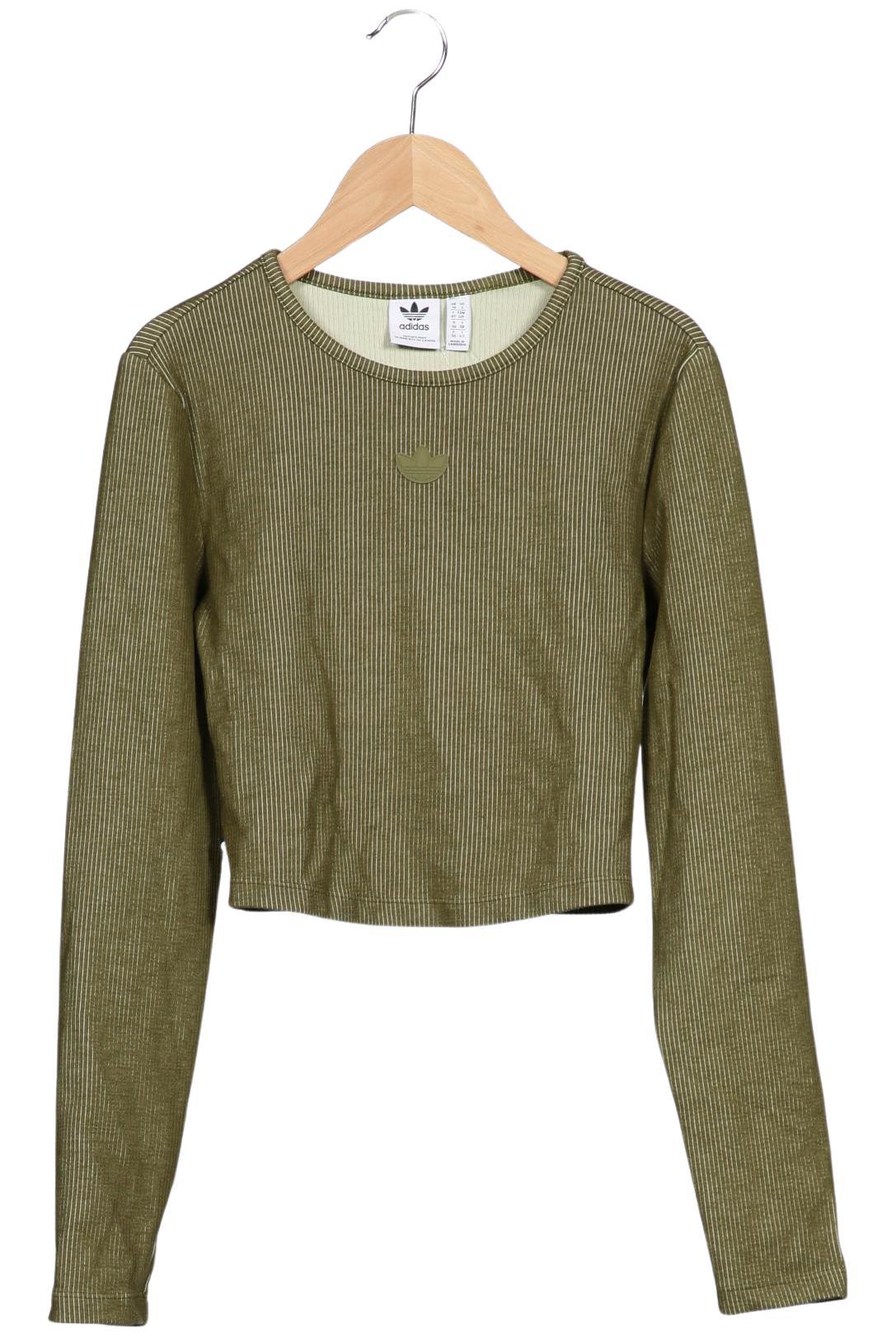 

adidas Originals Damen Langarmshirt, grün, Gr. 36