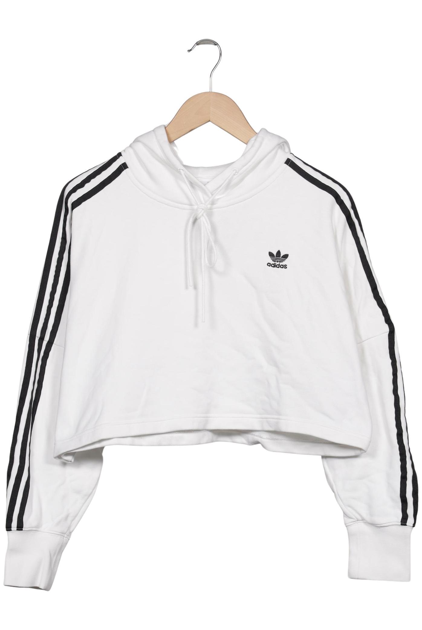 

adidas Originals Damen Kapuzenpullover, weiß, Gr. 34