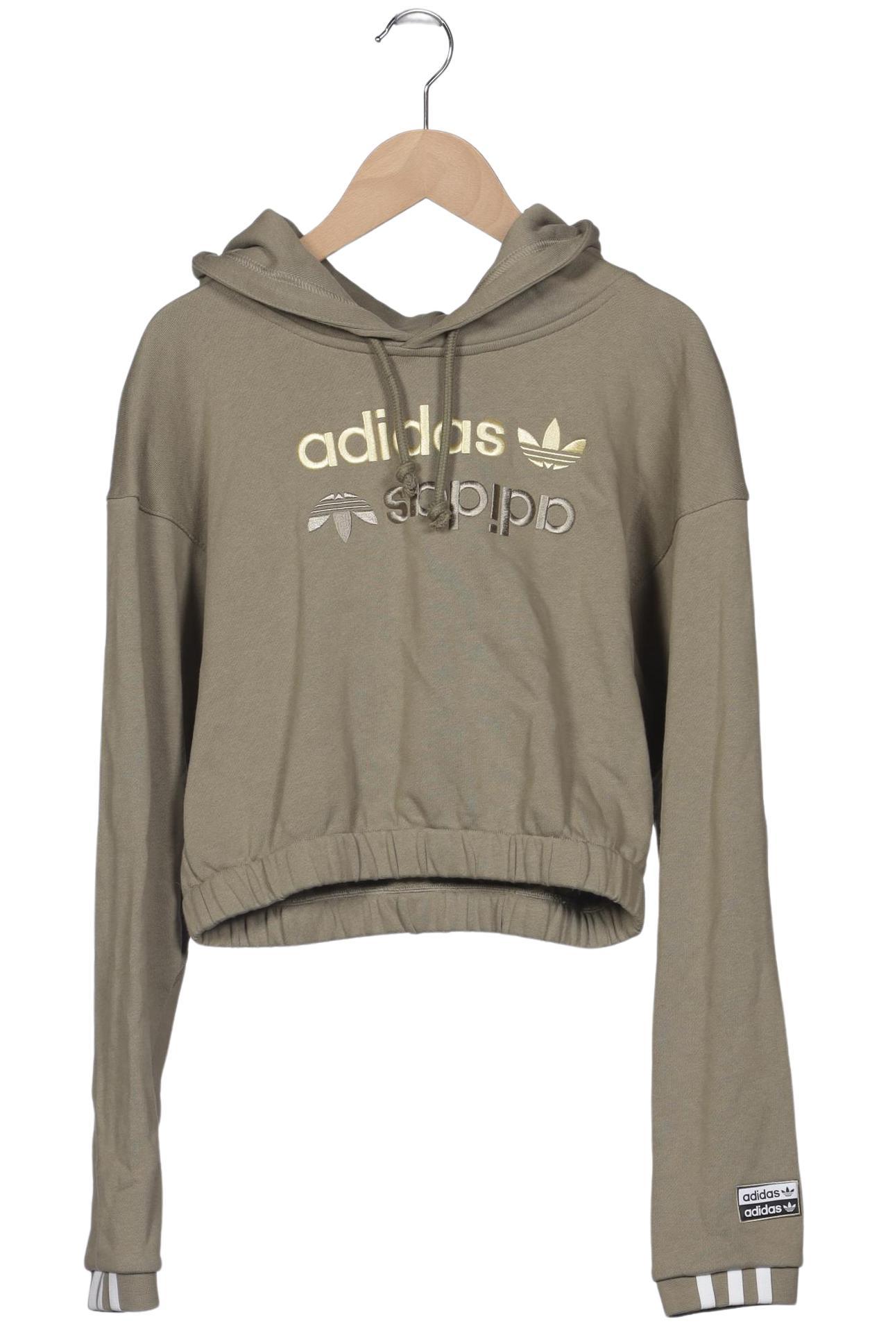 

adidas Originals Damen Kapuzenpullover, grün, Gr. 34