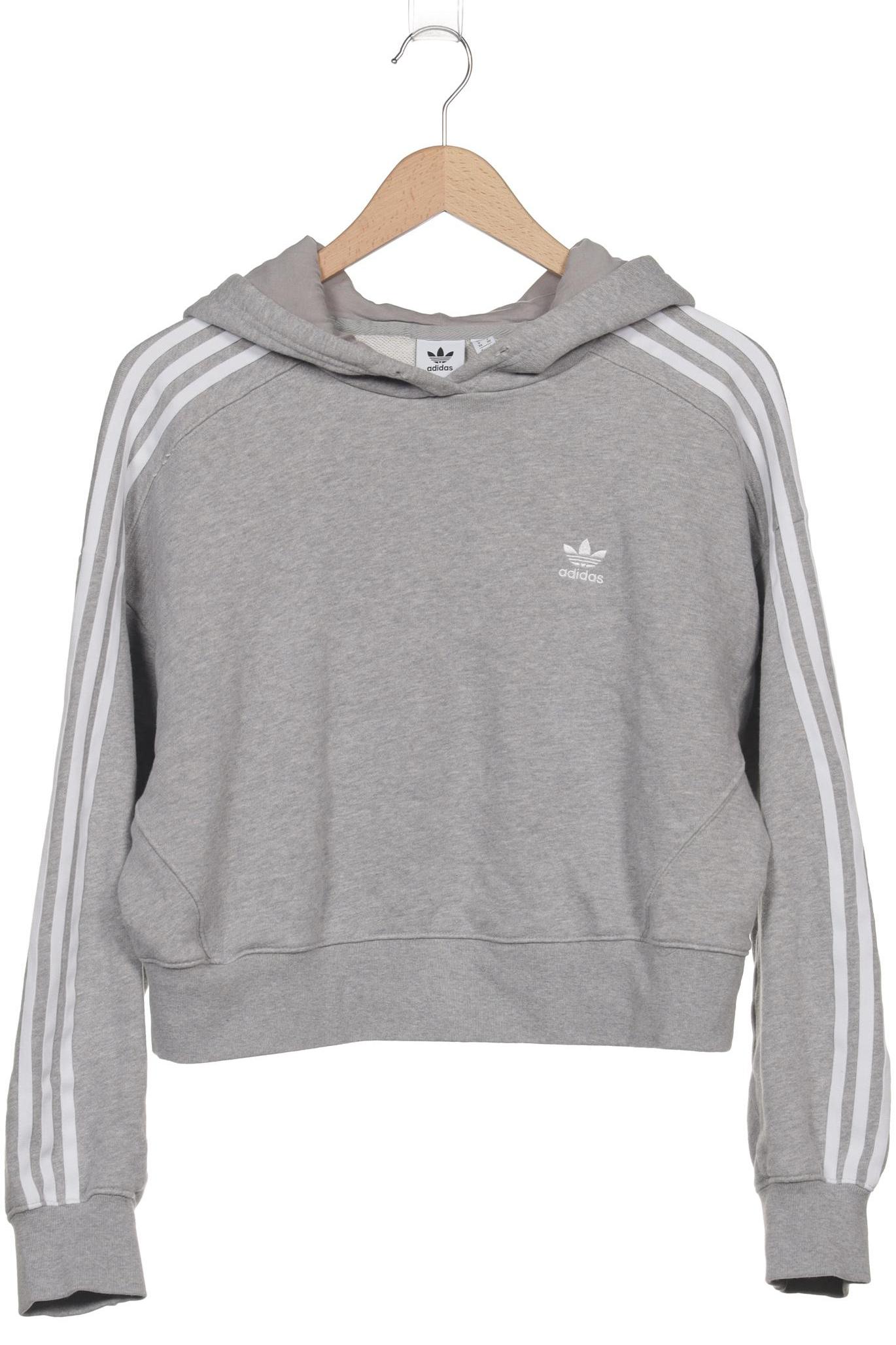 

adidas Originals Damen Kapuzenpullover, grau, Gr. 36
