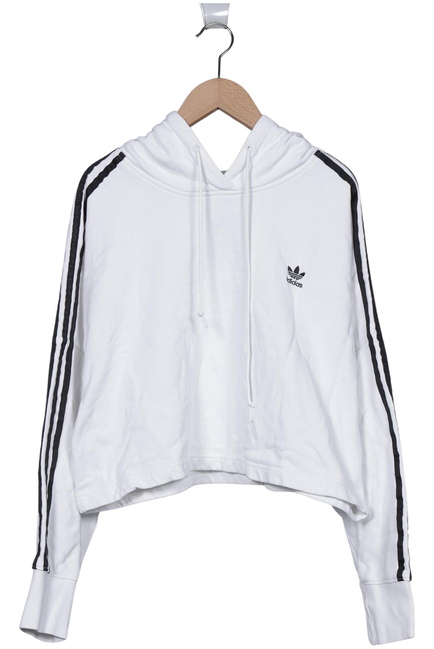 

adidas Originals Damen Kapuzenpullover, weiß, Gr. 36