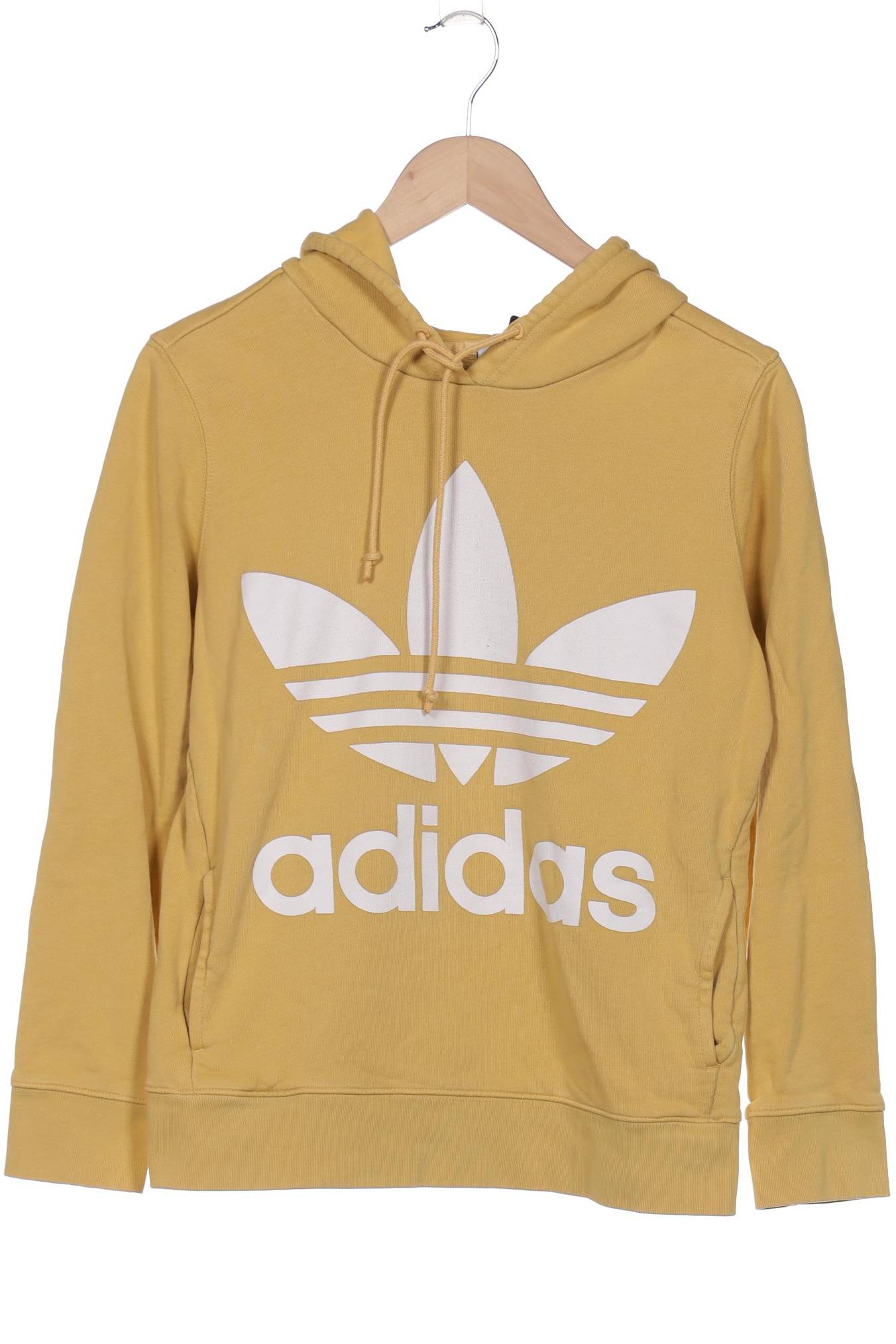 

adidas Originals Damen Kapuzenpullover, gelb, Gr. 34