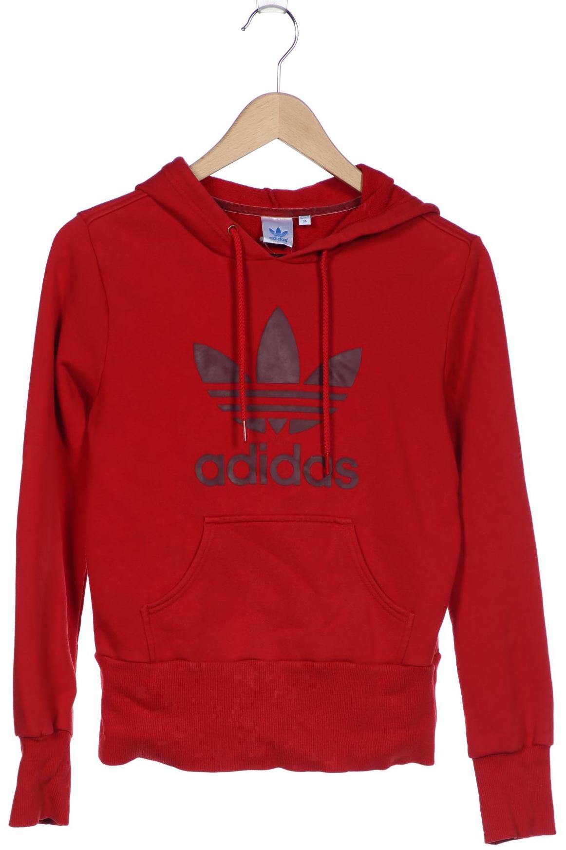 

adidas Originals Damen Kapuzenpullover, rot, Gr. 36