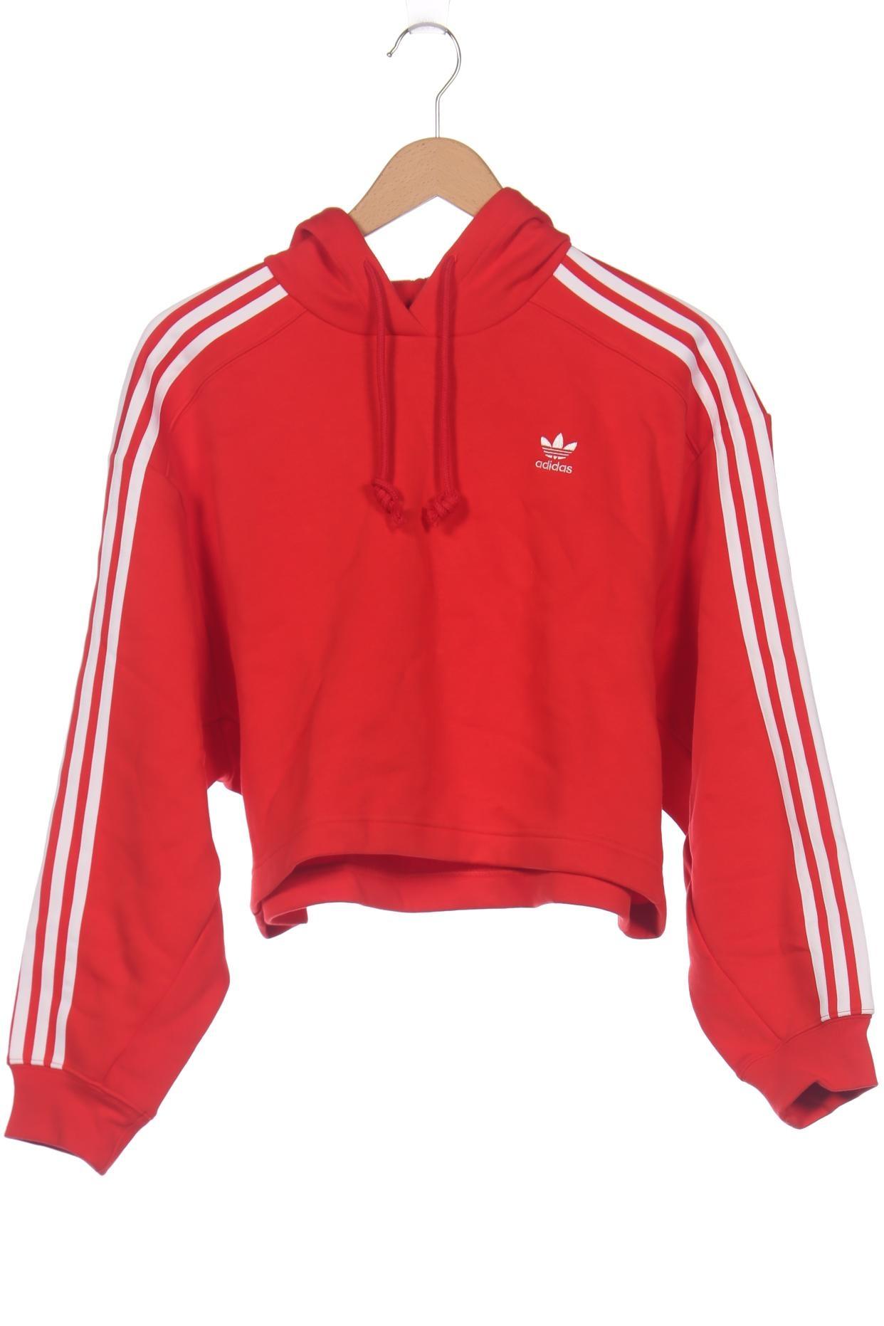 

adidas Originals Damen Kapuzenpullover, rot, Gr. 40