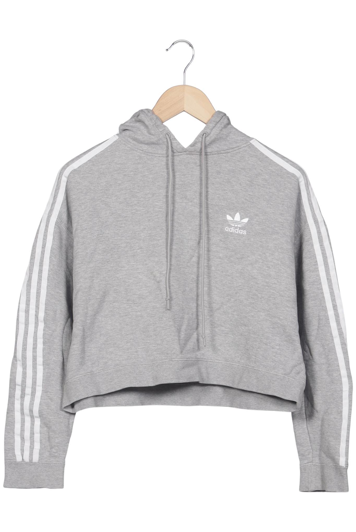 

adidas Originals Damen Kapuzenpullover, grau, Gr. 36
