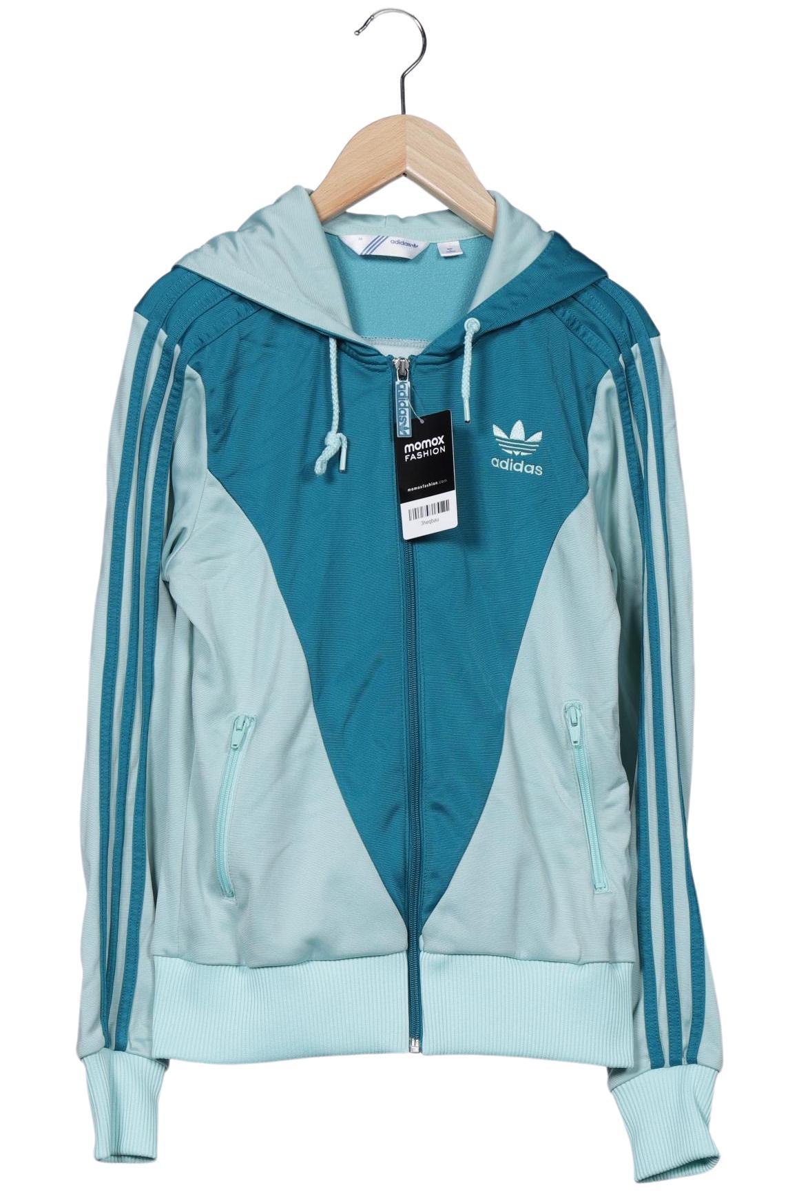 

adidas Originals Damen Kapuzenpullover, türkis, Gr. 38