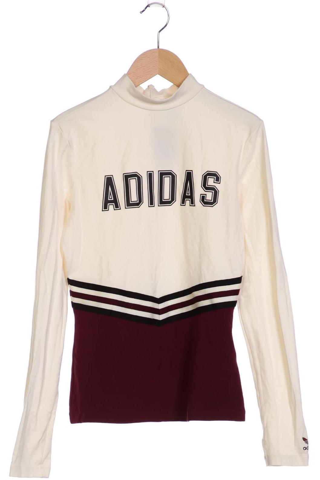 

adidas Originals Damen Langarmshirt, cremeweiß, Gr. 36