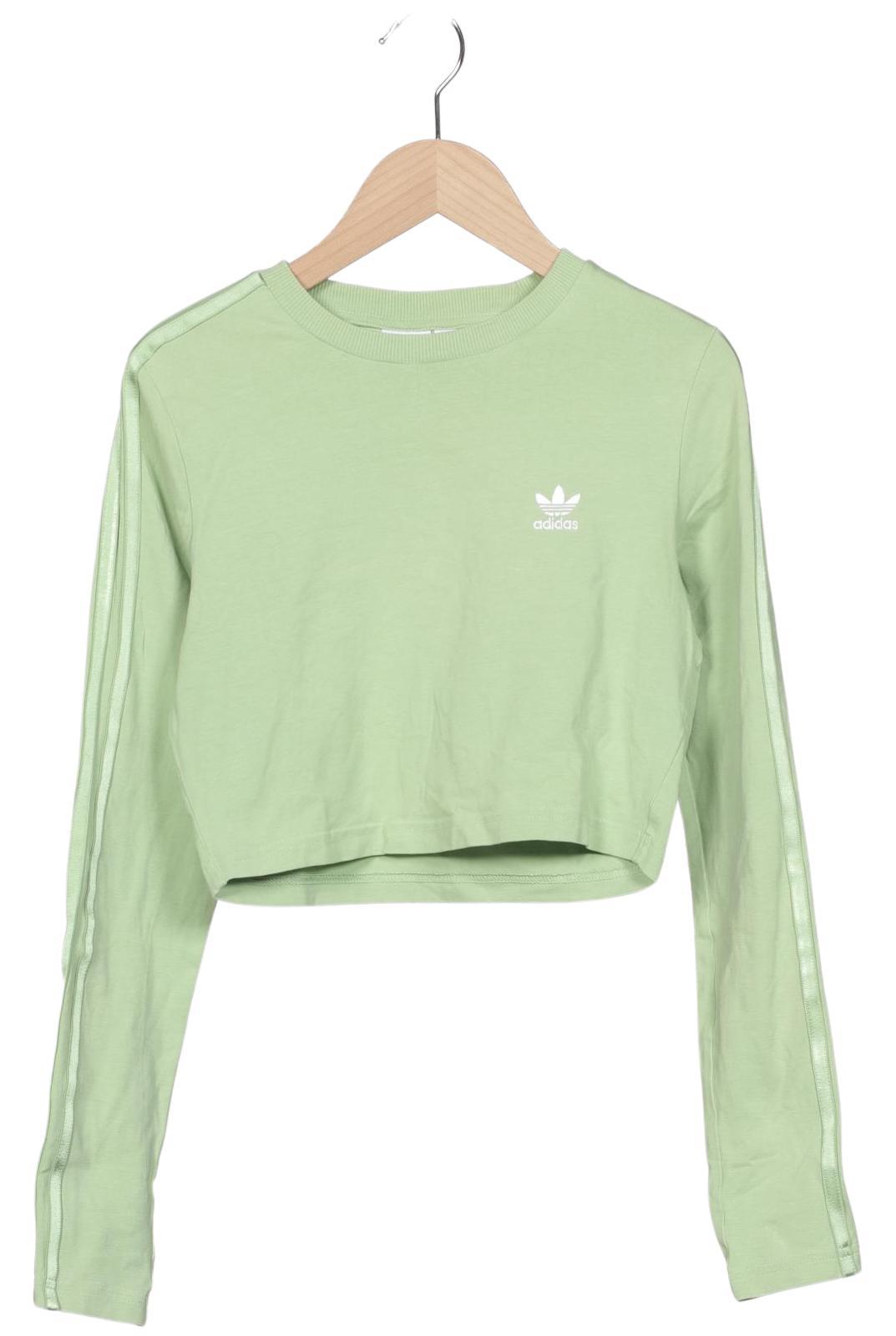 

adidas Originals Damen Langarmshirt, hellgrün, Gr. 36