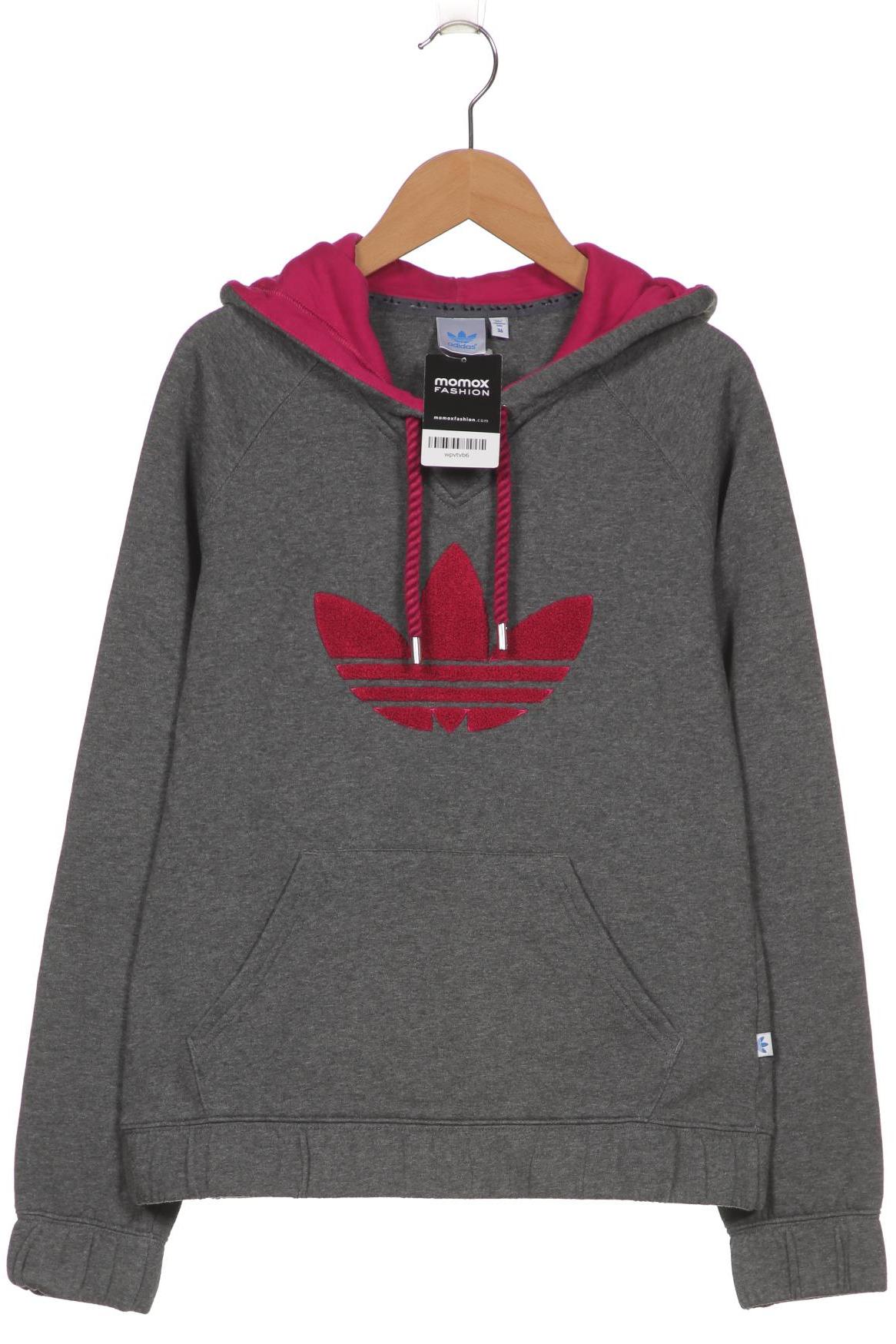 

adidas Originals Damen Kapuzenpullover, grau, Gr. 36