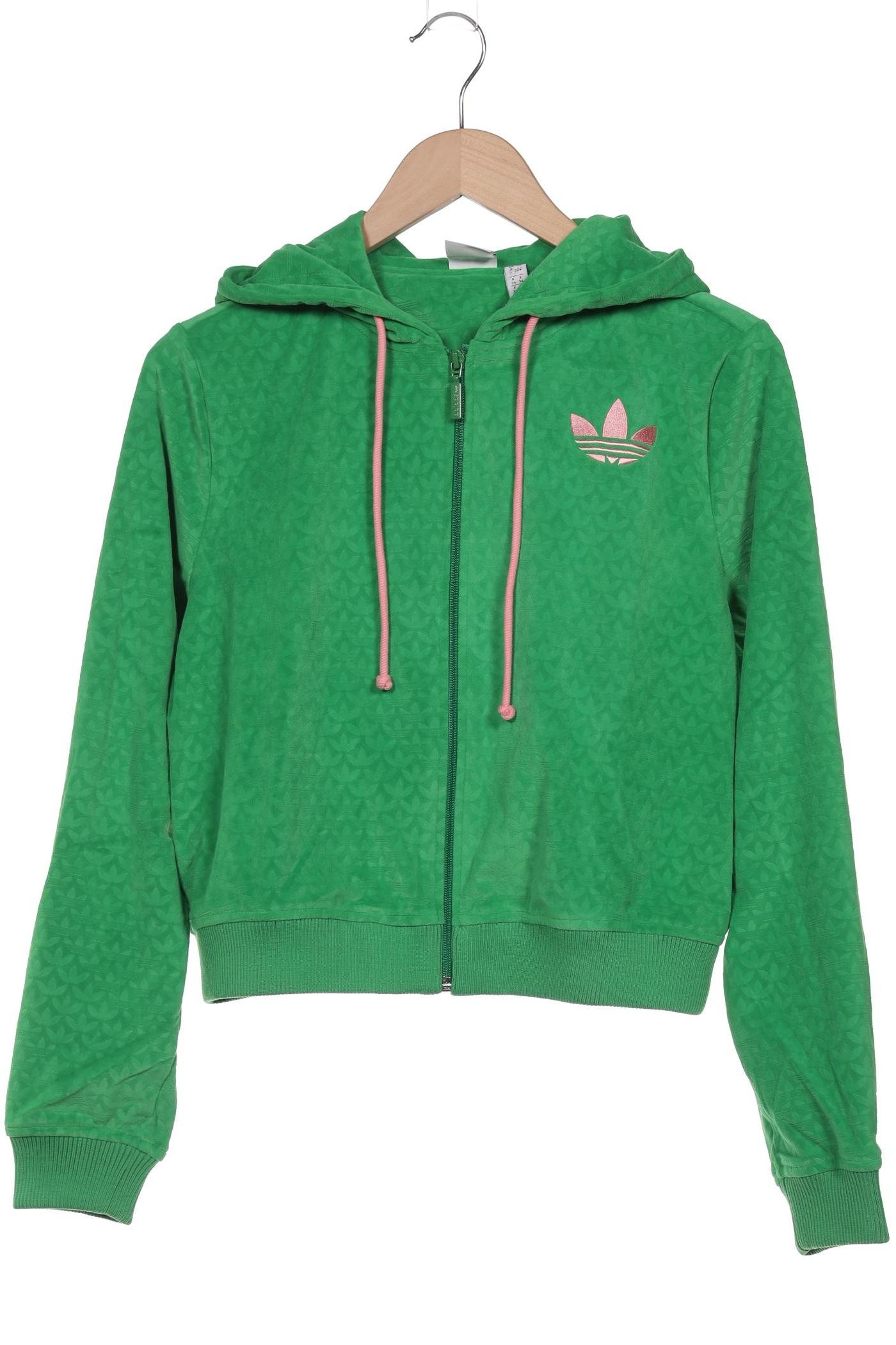 

adidas Originals Damen Kapuzenpullover, grün, Gr. 34