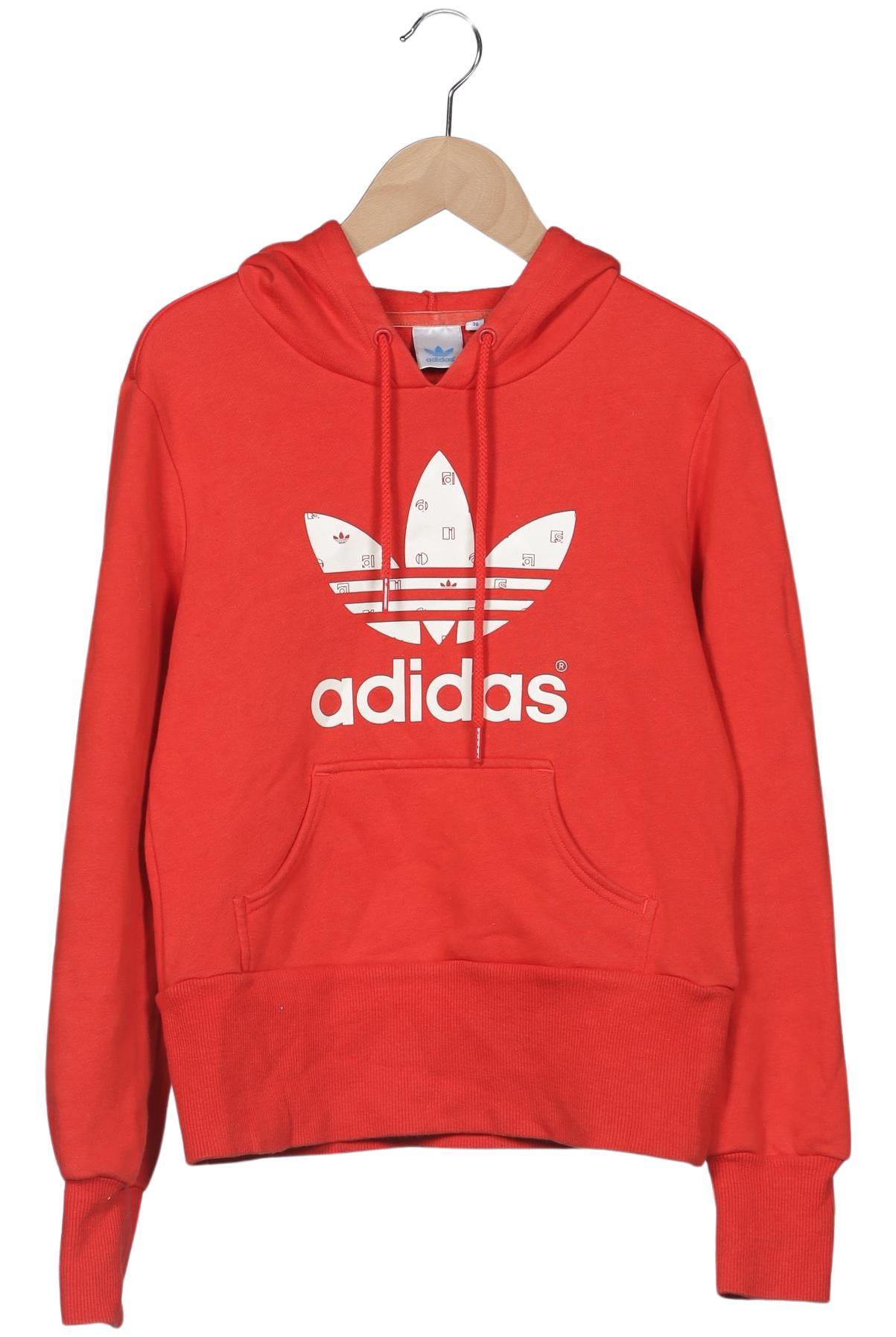 

adidas Originals Damen Kapuzenpullover, rot, Gr. 36