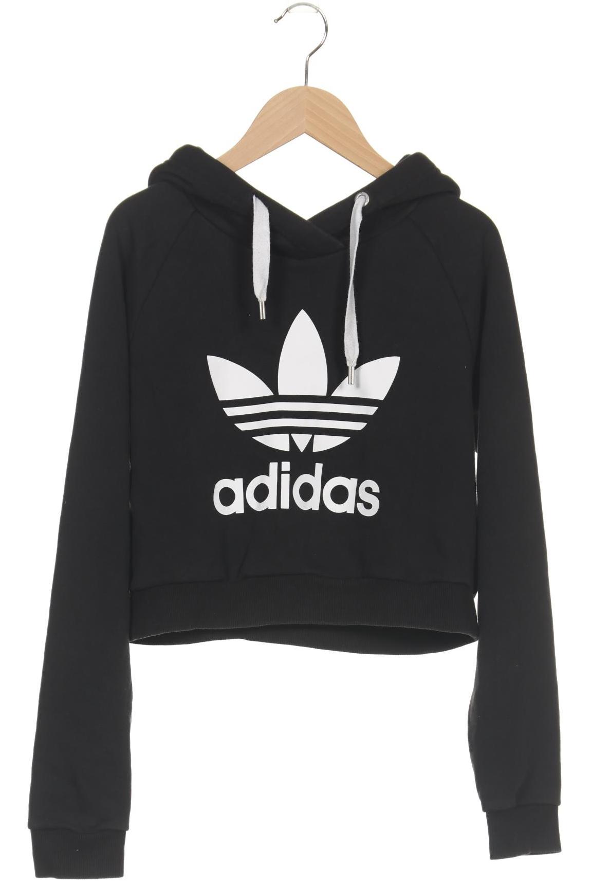 

adidas Originals Damen Kapuzenpullover, schwarz, Gr. 34