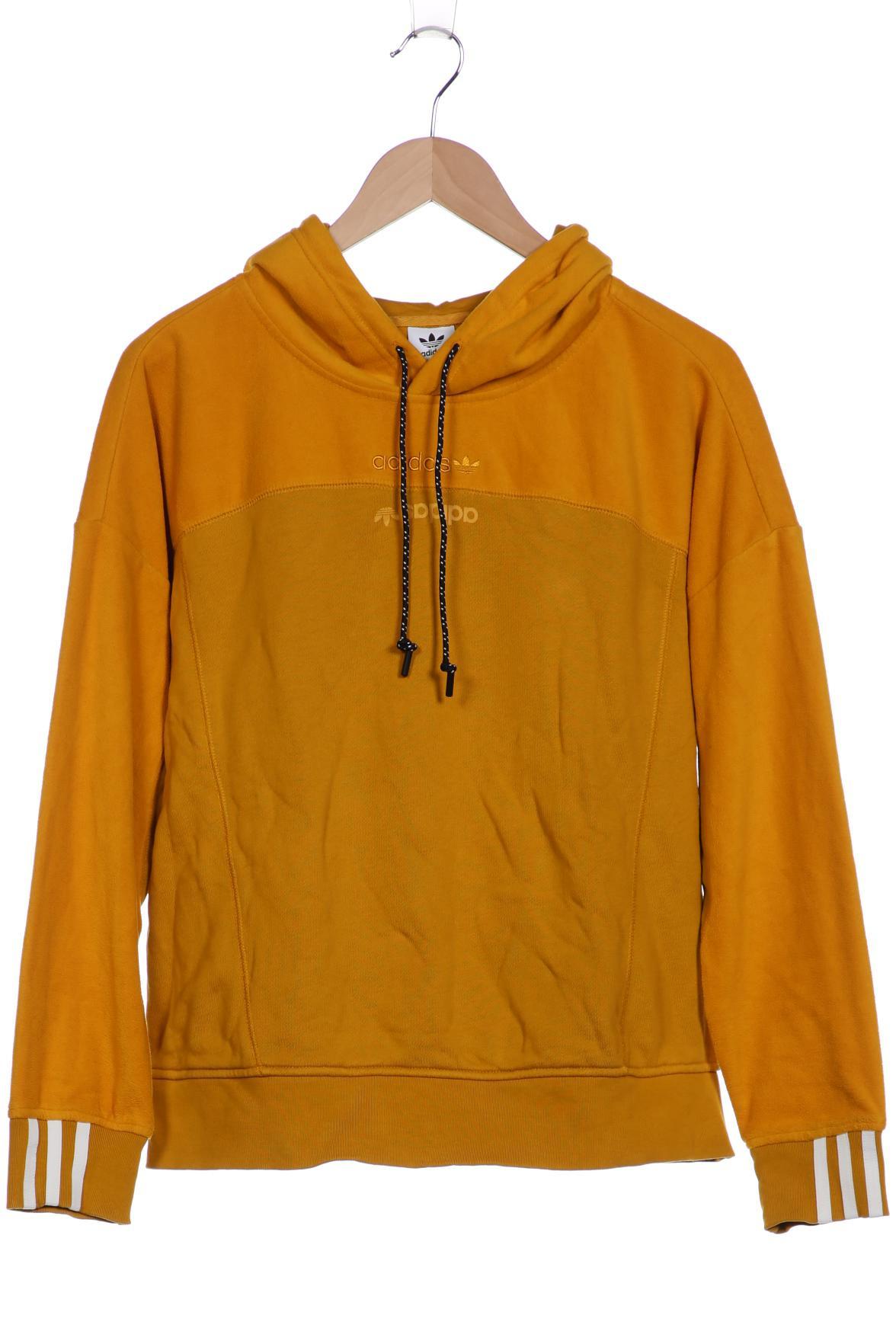 

adidas Originals Damen Kapuzenpullover, gelb, Gr. 34