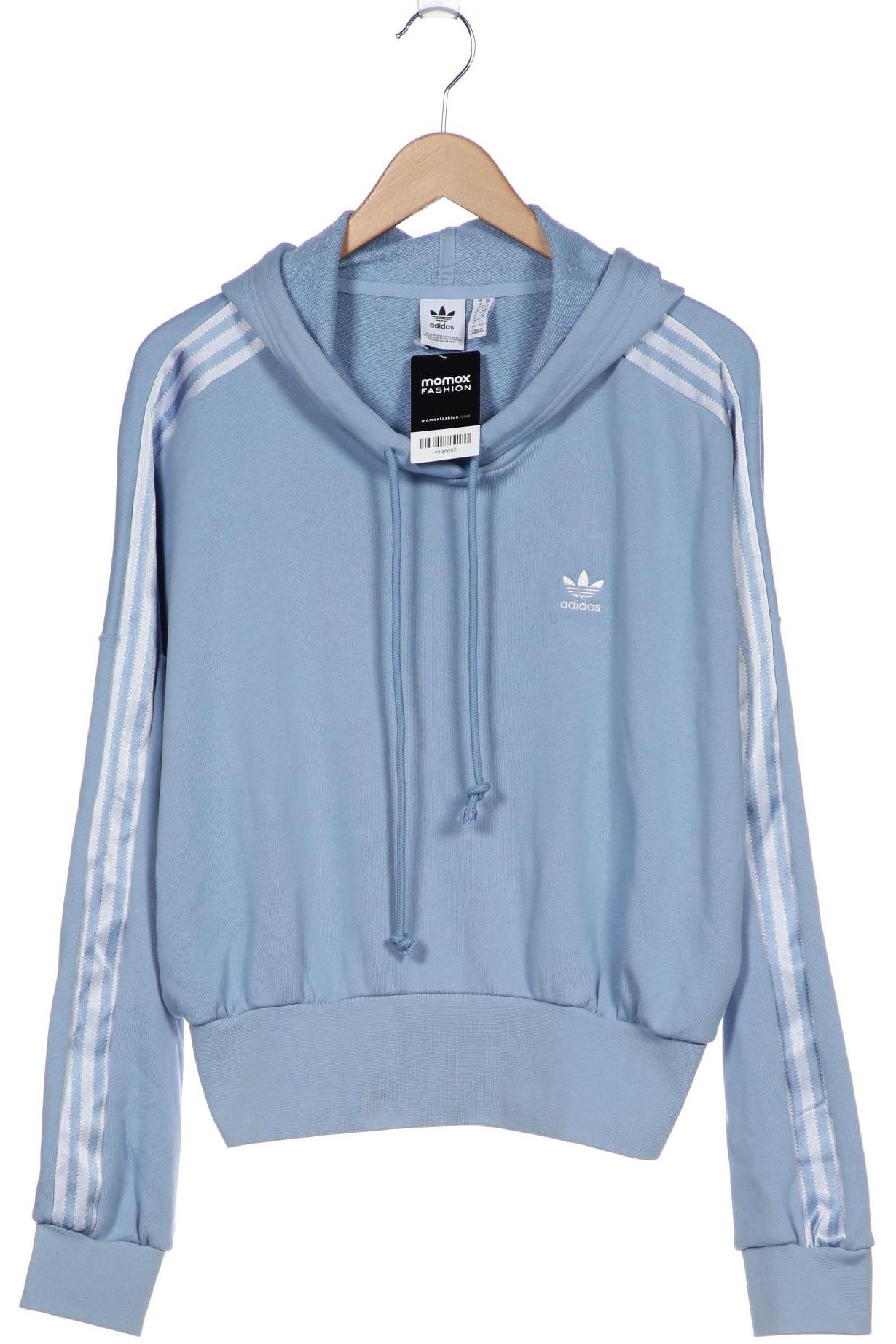 

adidas Originals Damen Kapuzenpullover, hellblau, Gr. 36