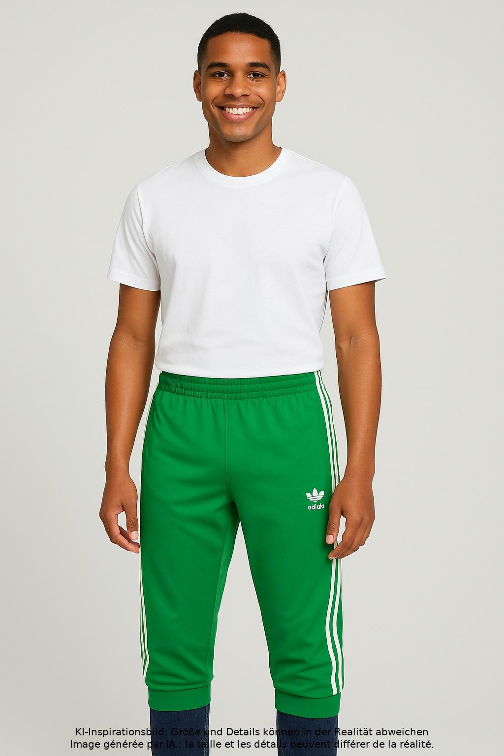 

adidas Originals Herren Stoffhose, grün, Gr. 0