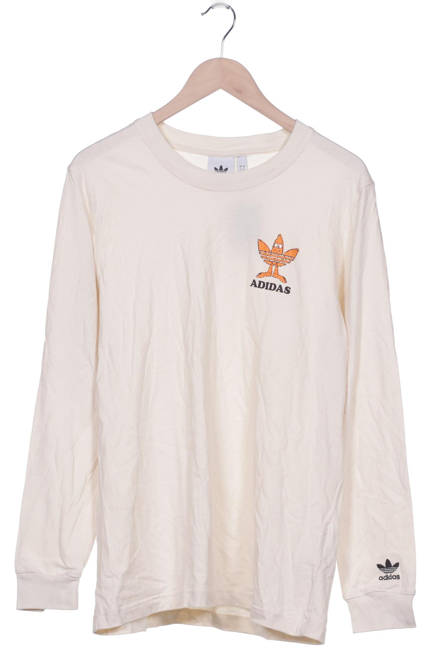 

adidas Originals Herren Langarmshirt, cremeweiß
