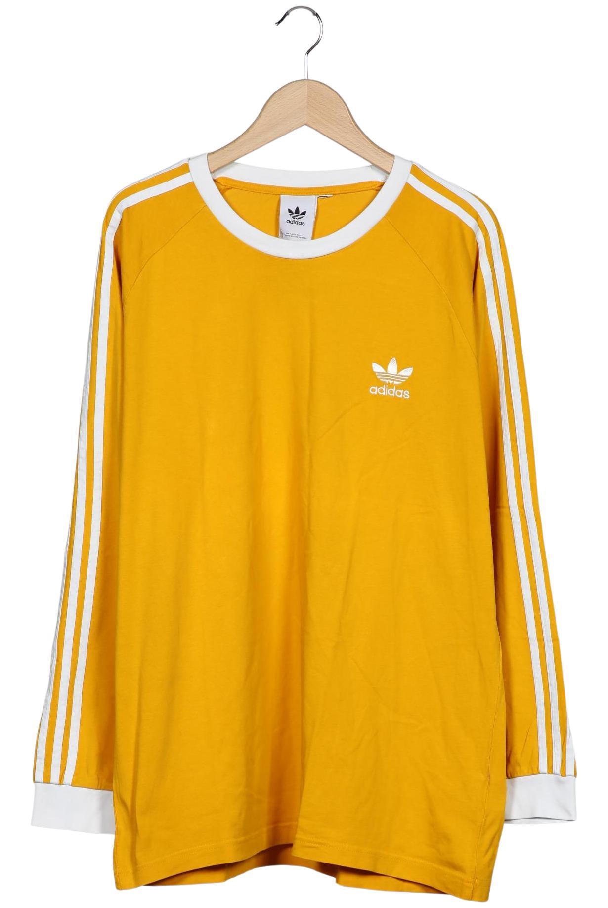 

adidas Originals Herren Langarmshirt, gelb, Gr. 56