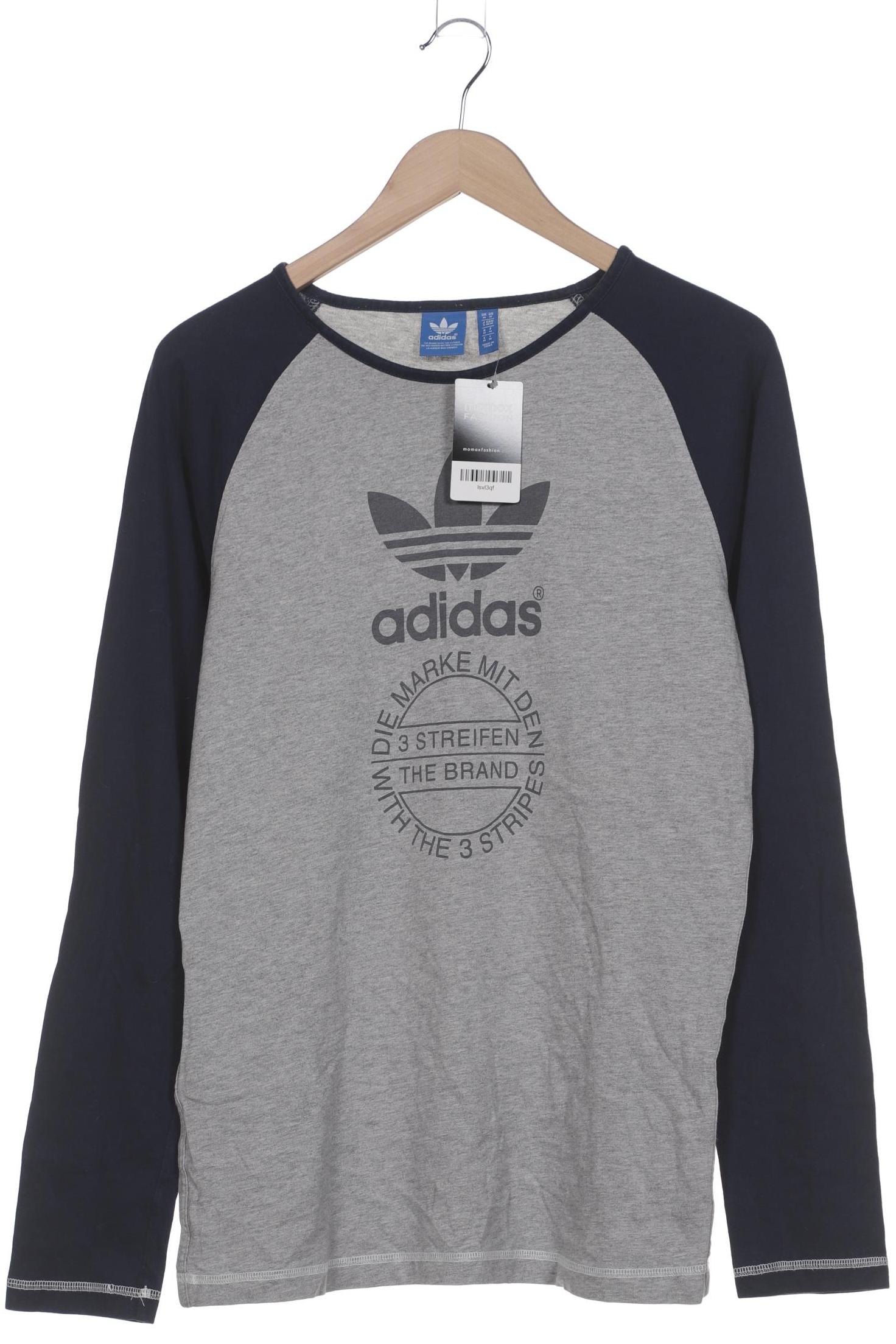 

adidas Originals Herren Langarmshirt, grau, Gr. 48