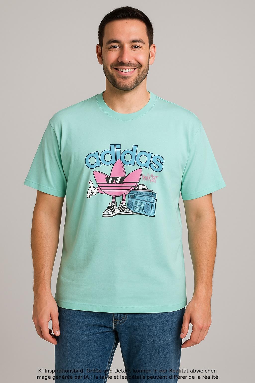 

adidas Originals Herren T-Shirt, hellgrün, Gr. 54