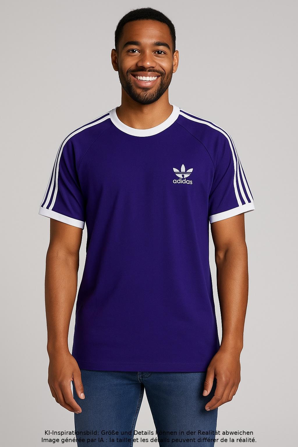 

adidas Originals Herren T-Shirt, flieder, Gr. 46