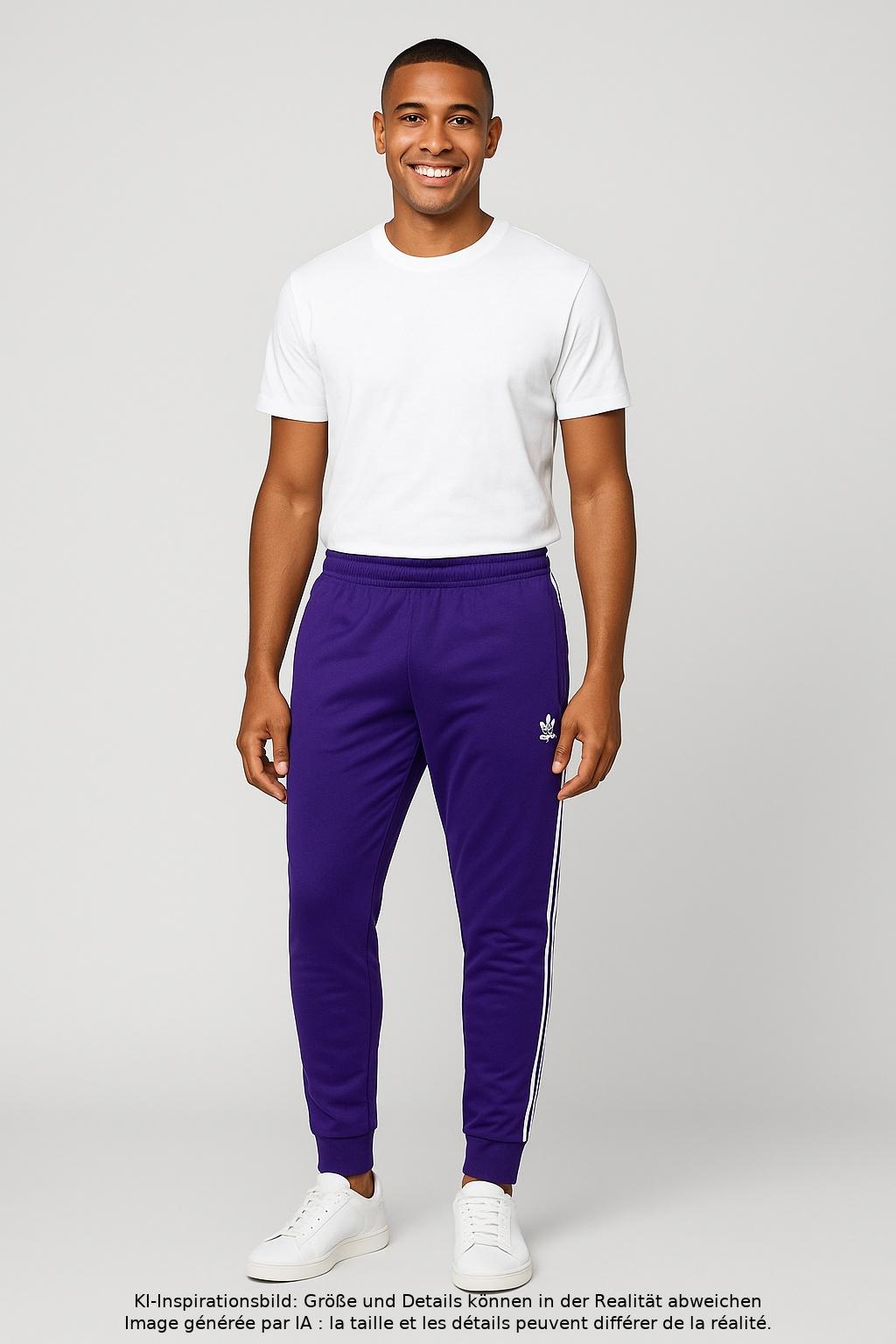 

adidas Originals Herren Stoffhose, flieder, Gr. 0