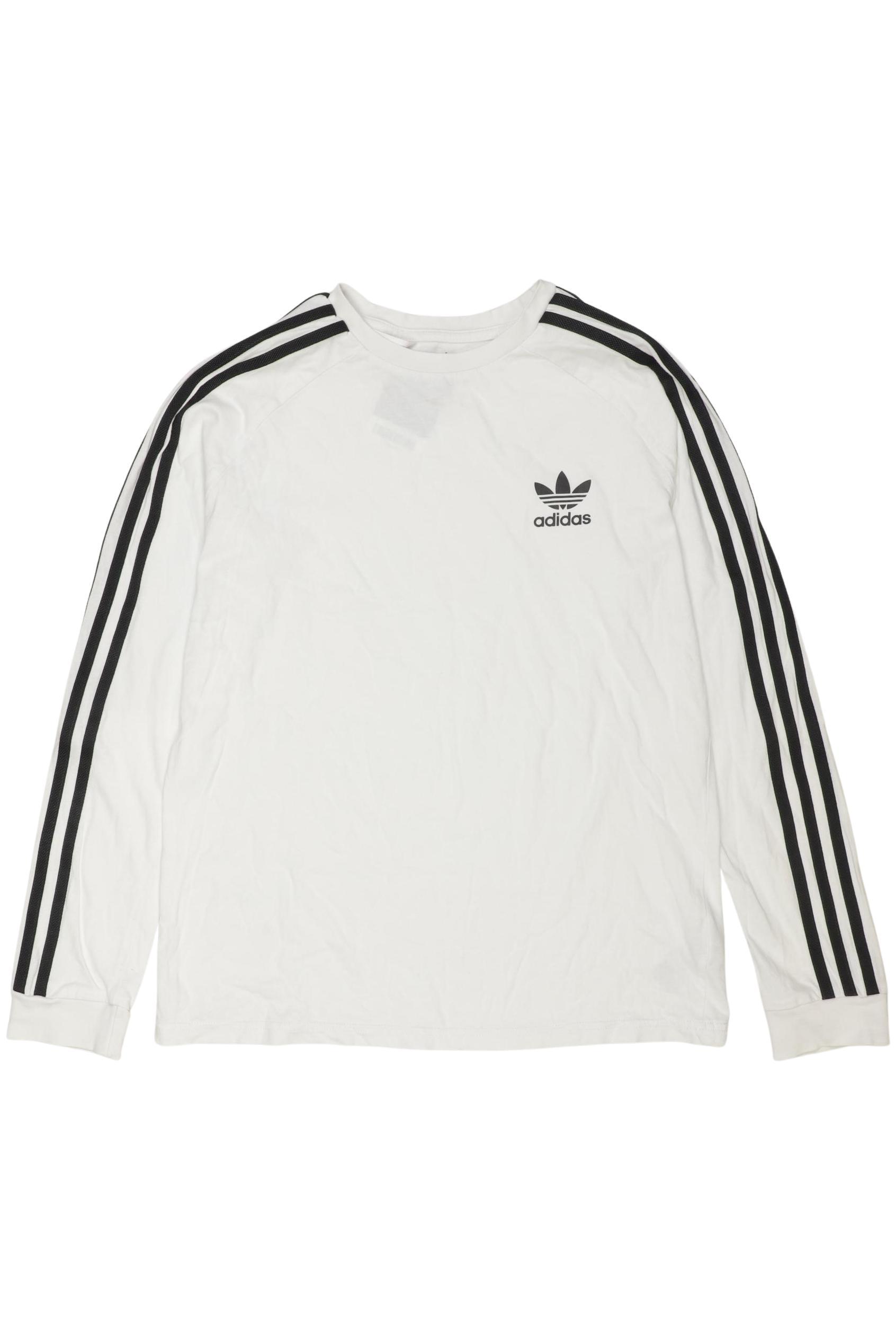 

adidas Originals Jungen Langarmshirt, weiß, Gr. 164