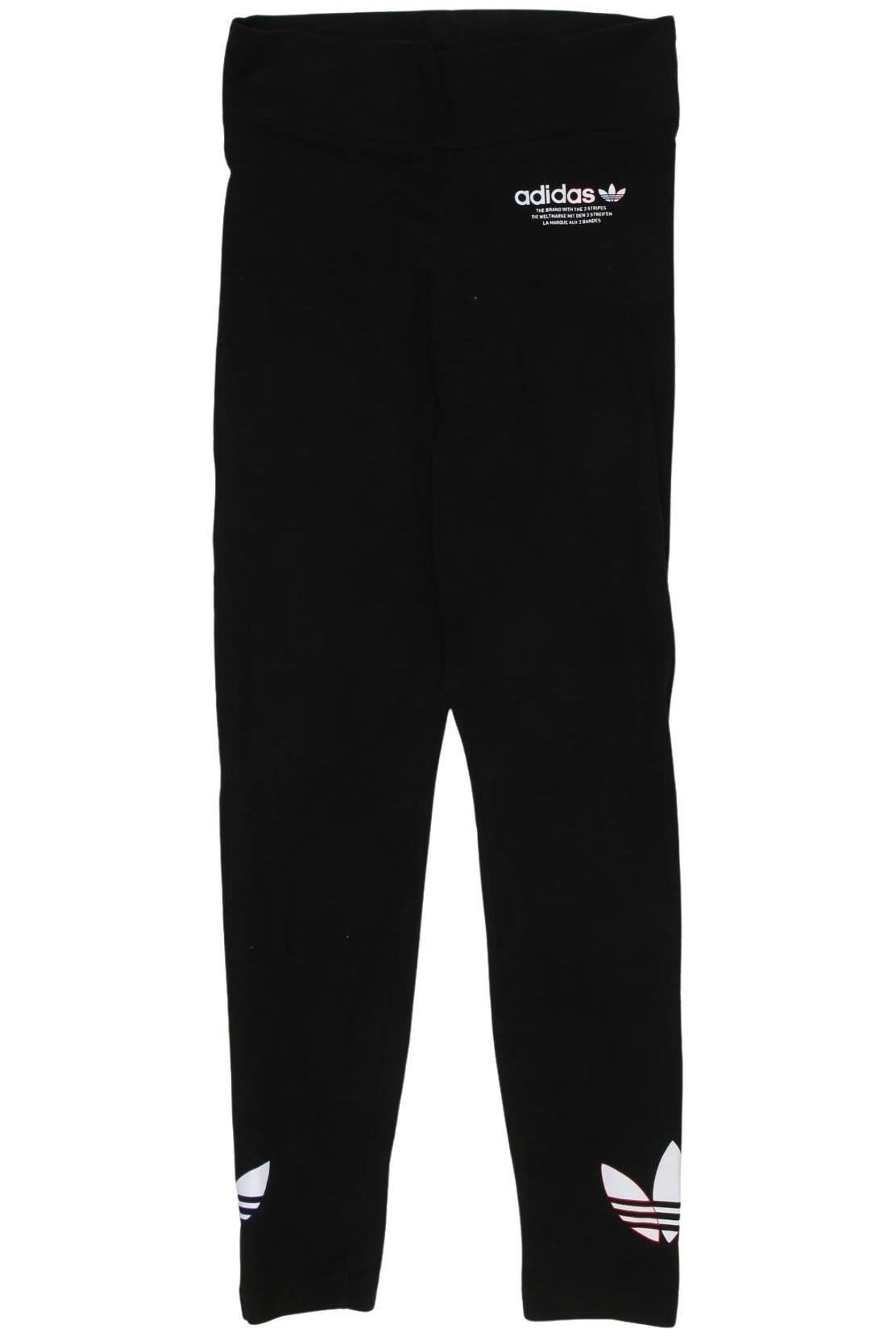 

adidas Originals Mädchen Stoffhose, schwarz, Gr. 140