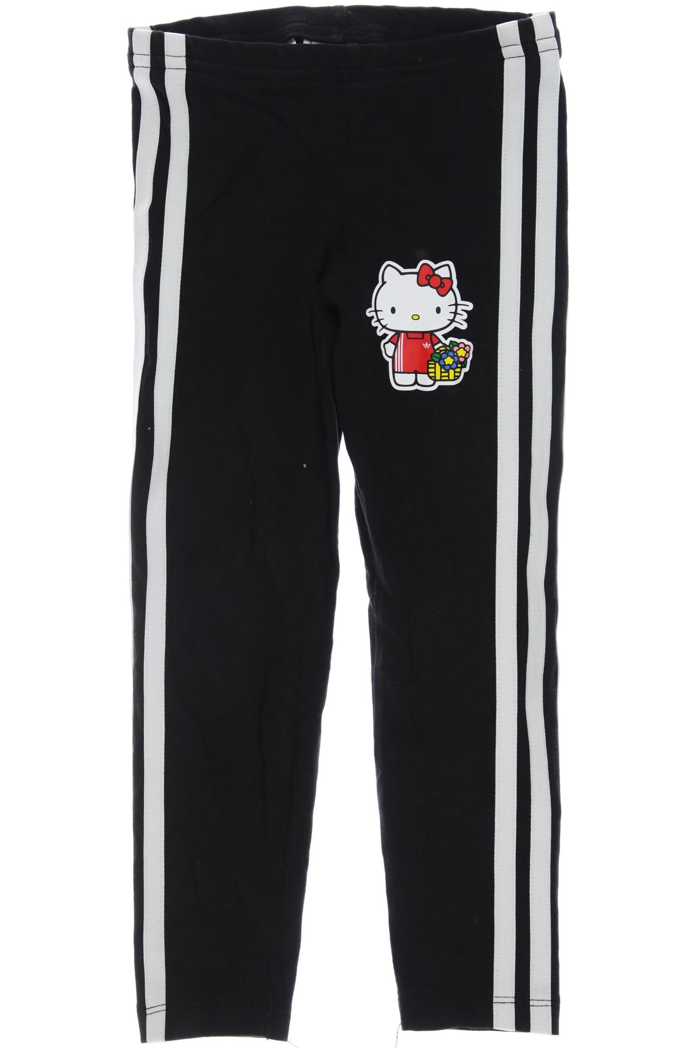 

adidas Originals Mädchen Stoffhose, schwarz, Gr. 104
