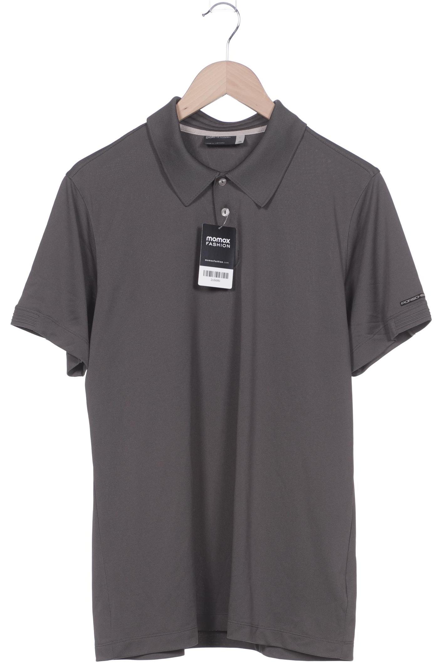 

adidas Porsche Design Herren Poloshirt, grau, Gr. 52