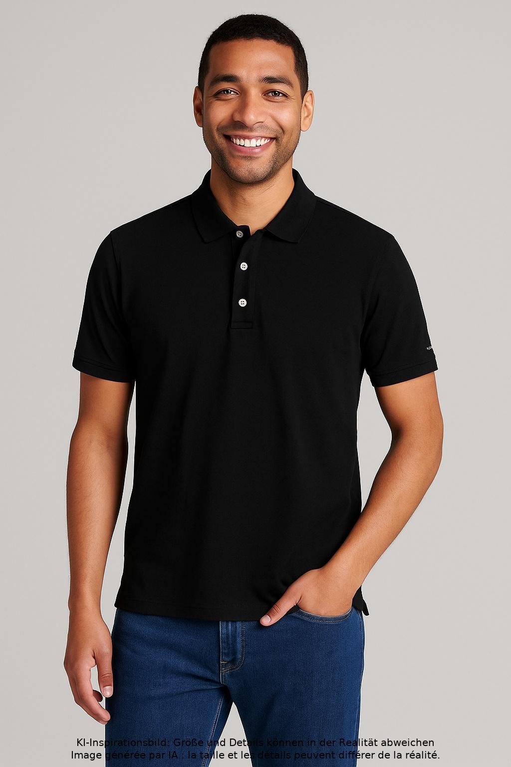 

adidas Porsche Design Herren Poloshirt, schwarz, Gr. 46