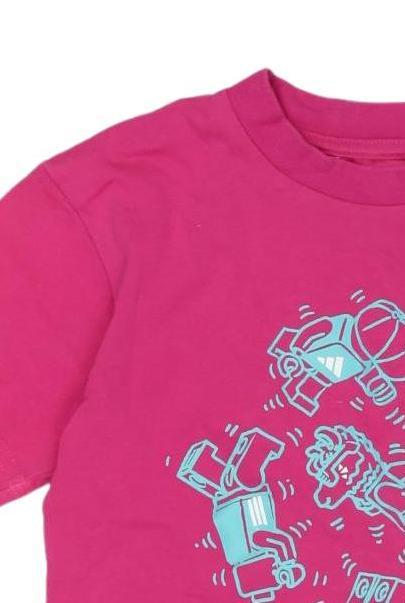 Thumbnail - Adidas x Lego Mädchen T-Shirt, pink, Gr. 110