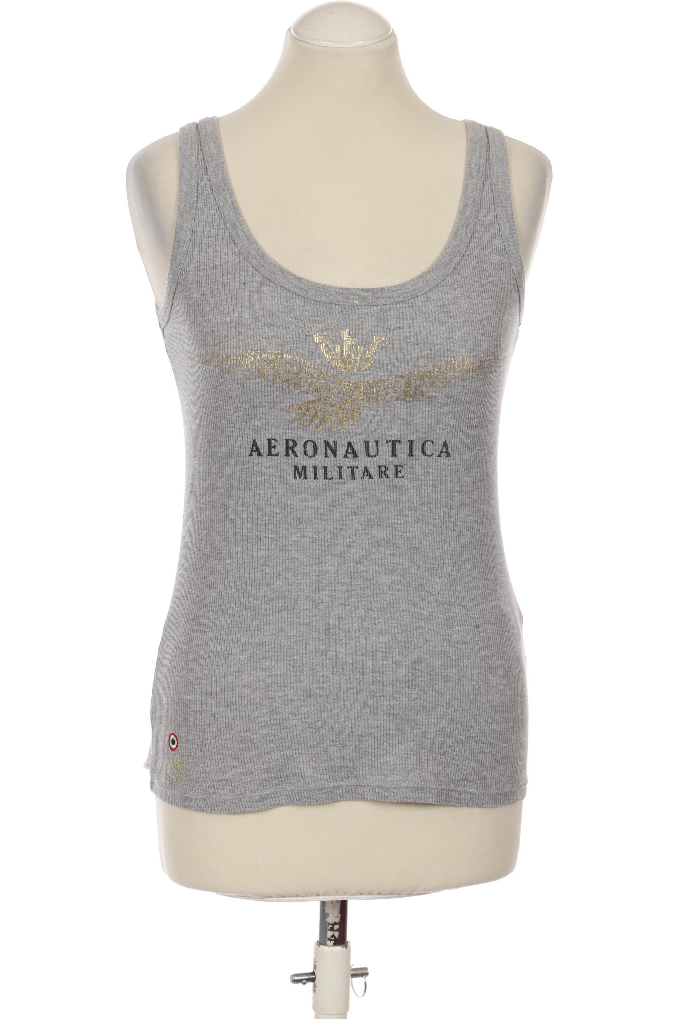 

Aeronautica Militare Damen Top, grau, Gr.