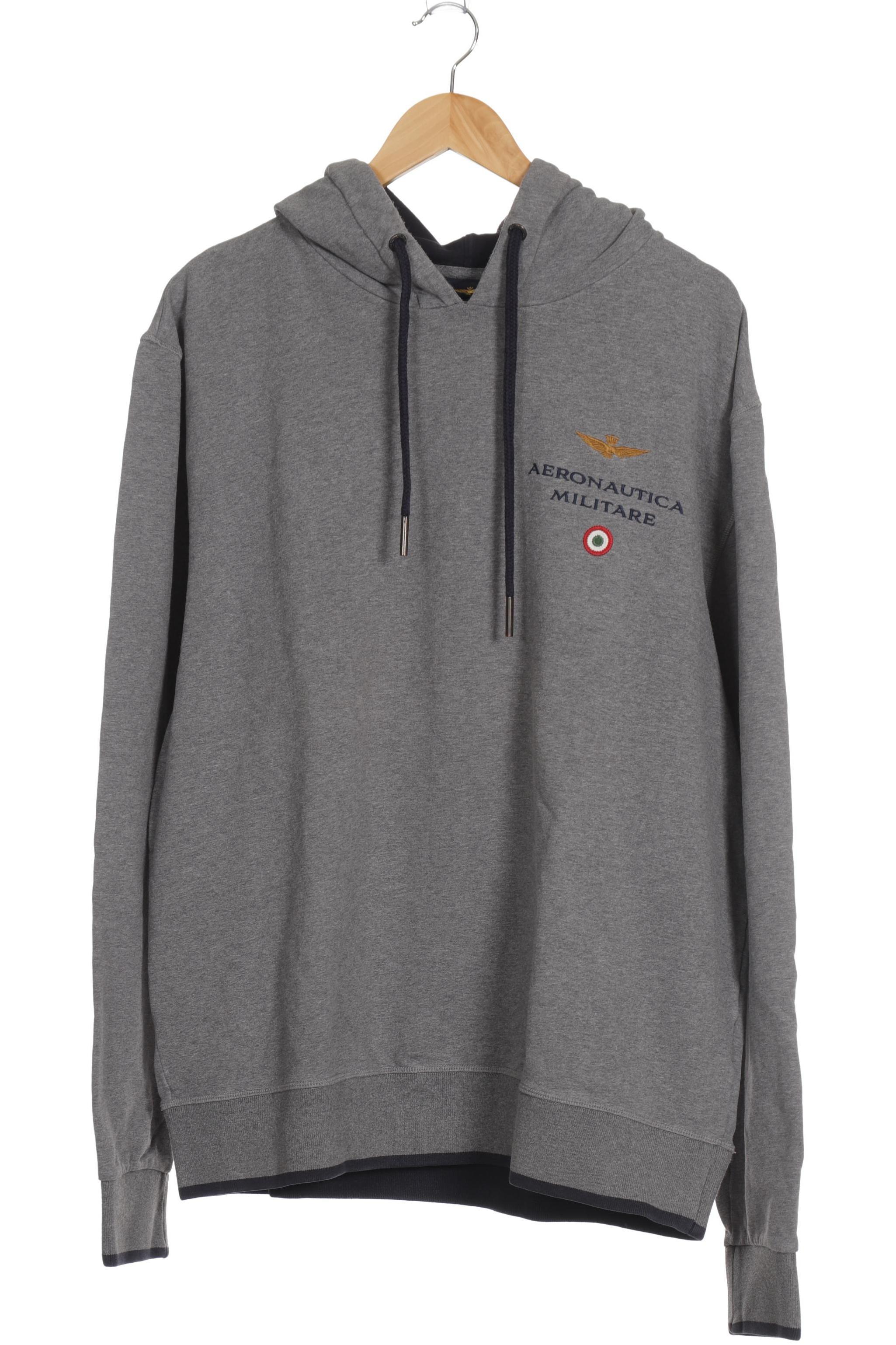 Thumbnail - Aeronautica Militare Herren Kapuzenpullover, grau, Gr.