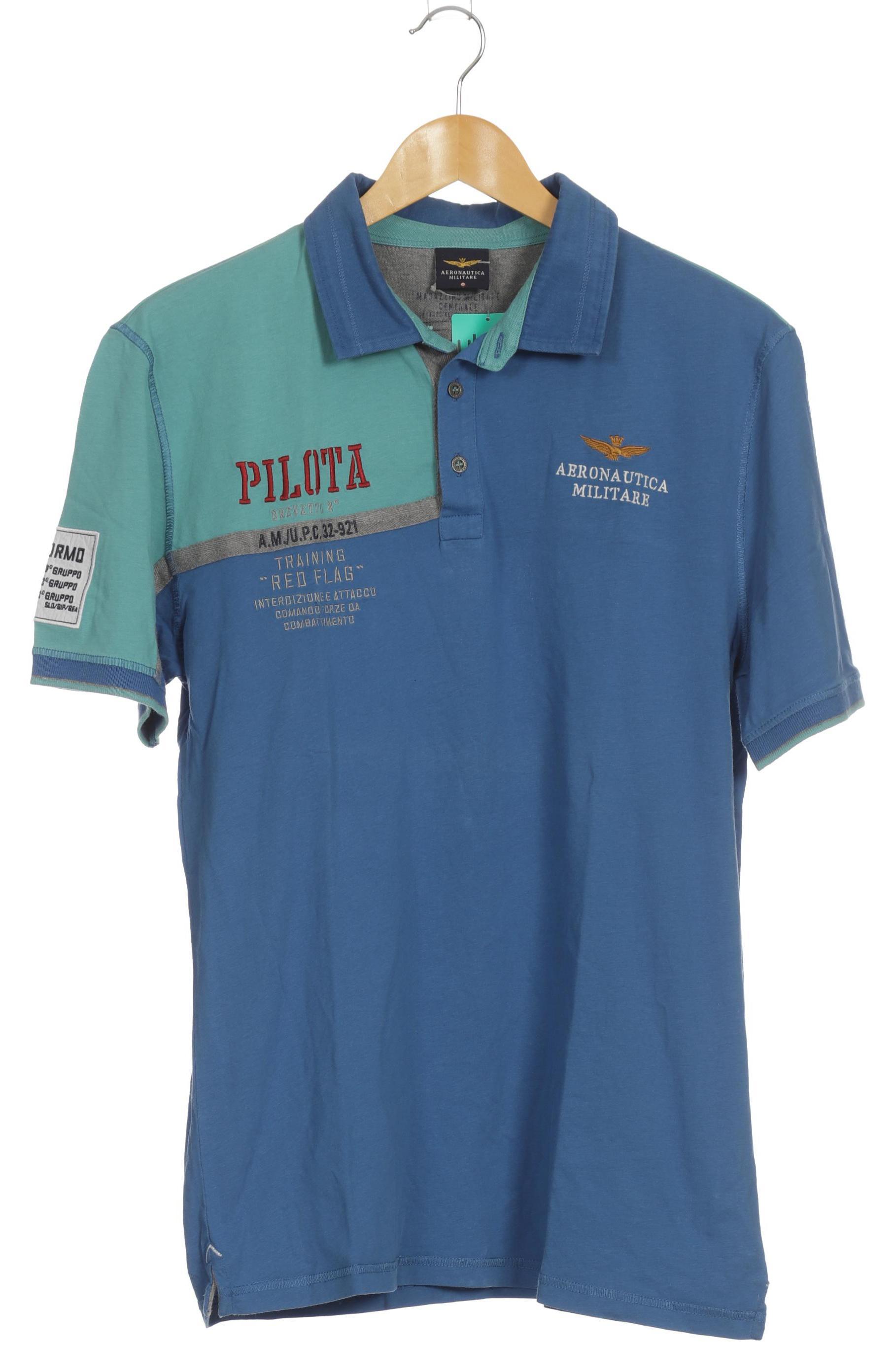 

Aeronautica Militare Herren Poloshirt, blau, Gr.