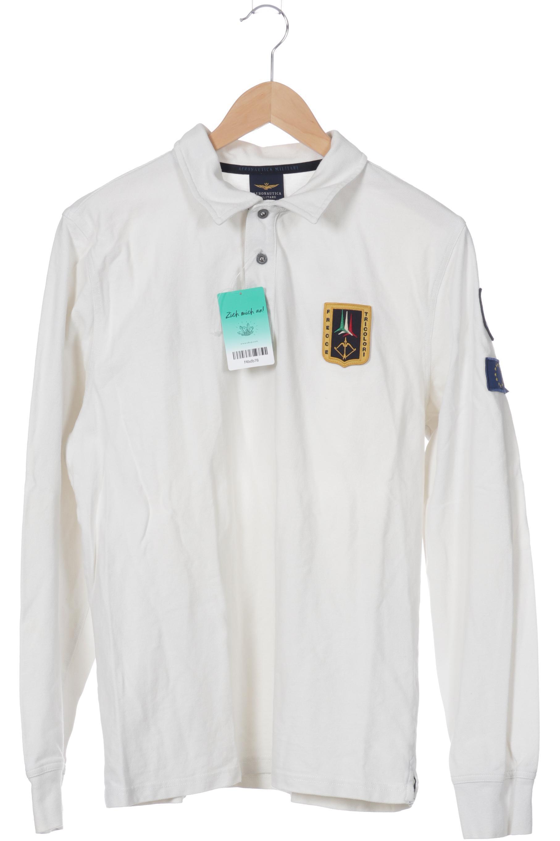 

Aeronautica Militare Herren Poloshirt, weiß, Gr.