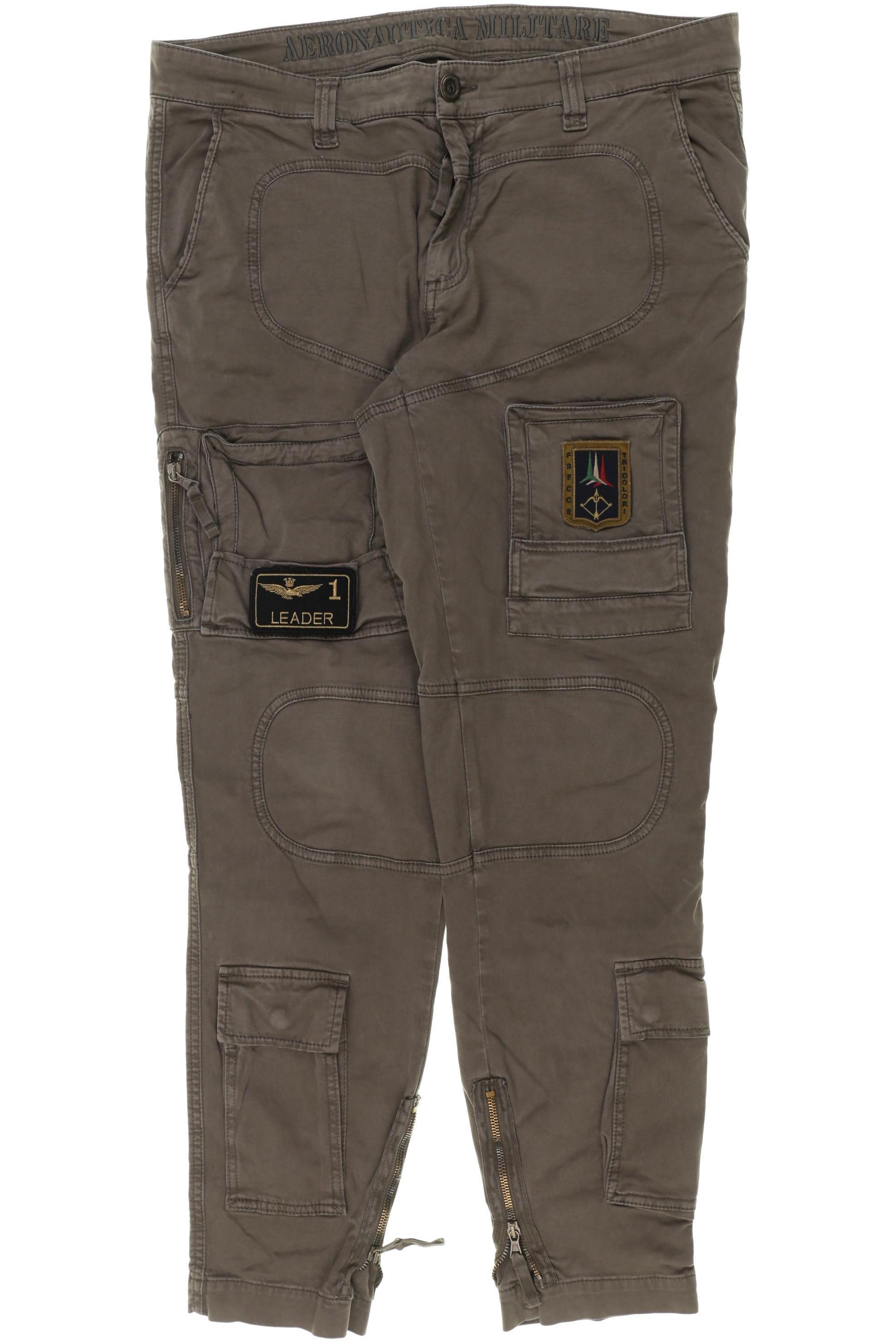 Thumbnail - Aeronautica Militare Herren Stoffhose, braun, Gr. 52