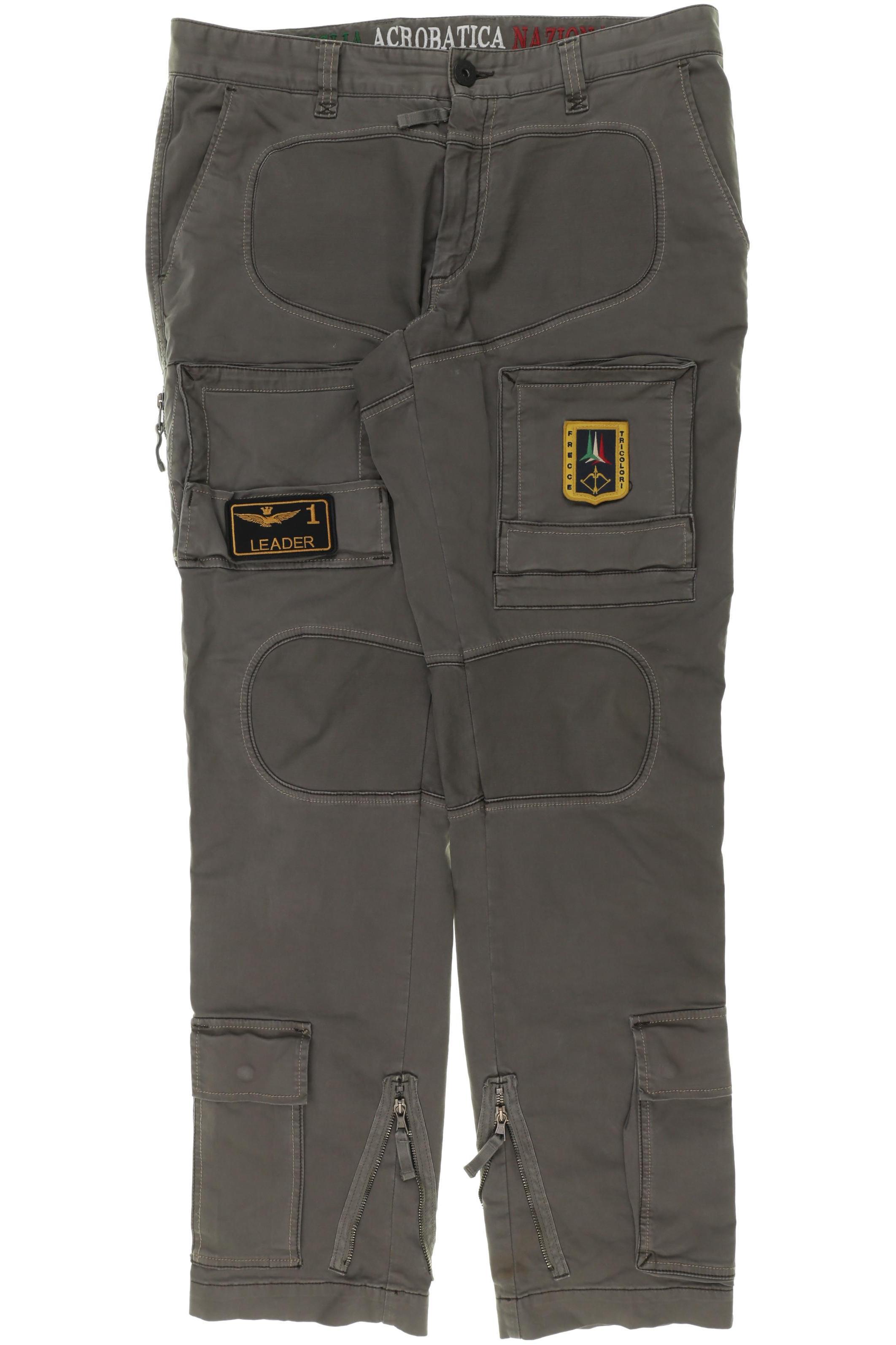 Thumbnail - Aeronautica Militare Herren Stoffhose, grau, Gr. 52