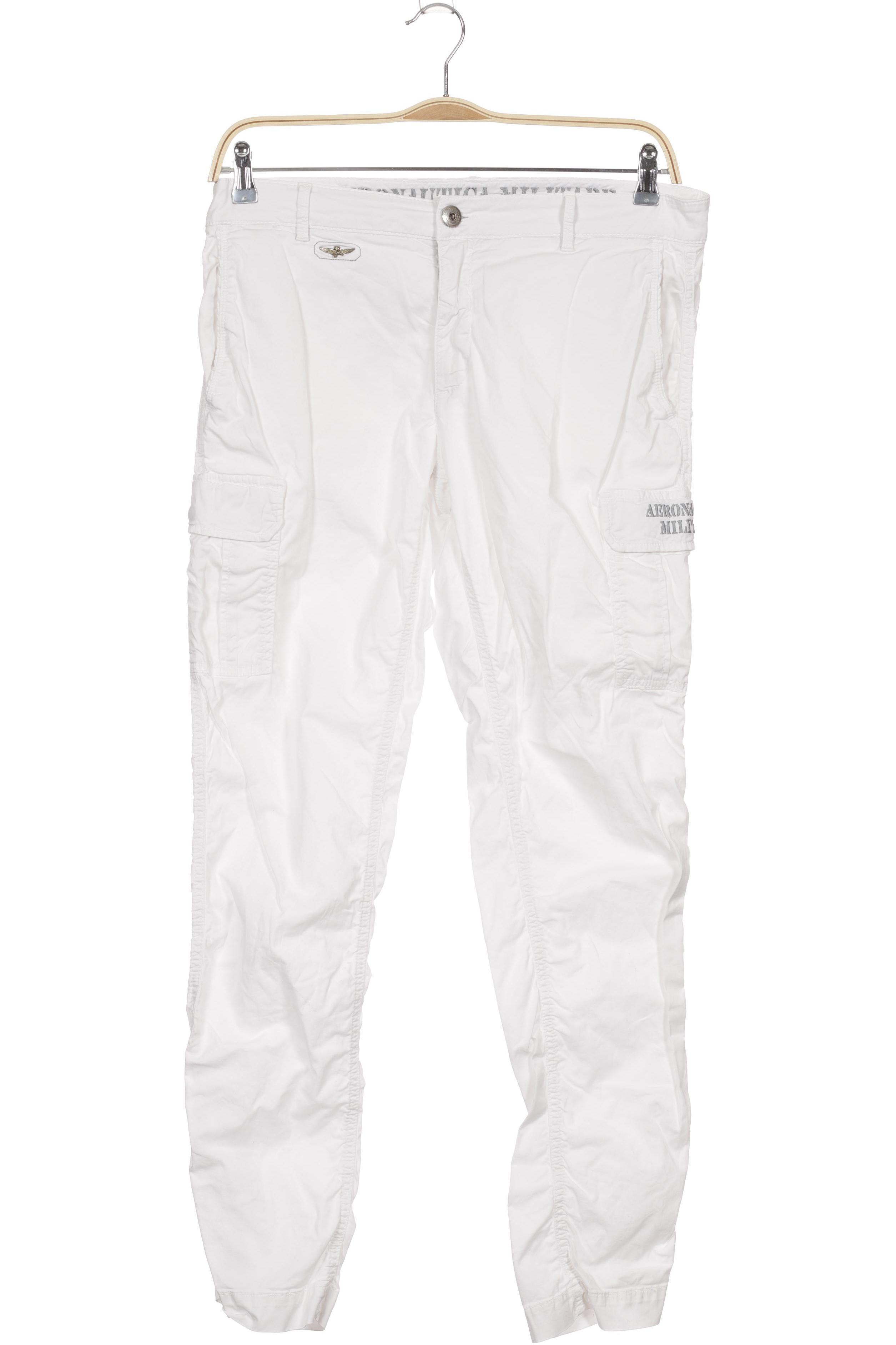 

Aeronautica Militare Herren Stoffhose, weiß, Gr. 50