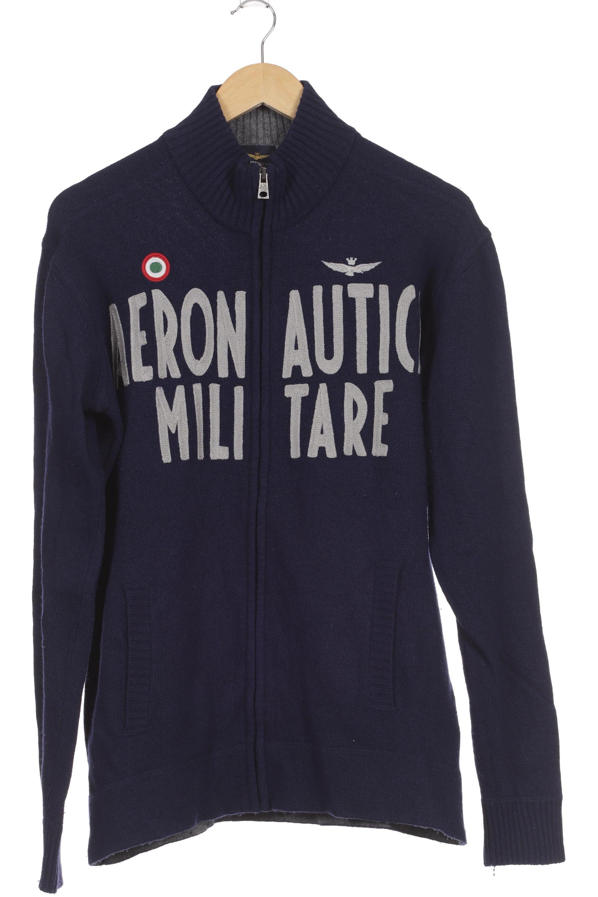 Thumbnail - Aeronautica Militare Herren Strickjacke, blau, Gr.