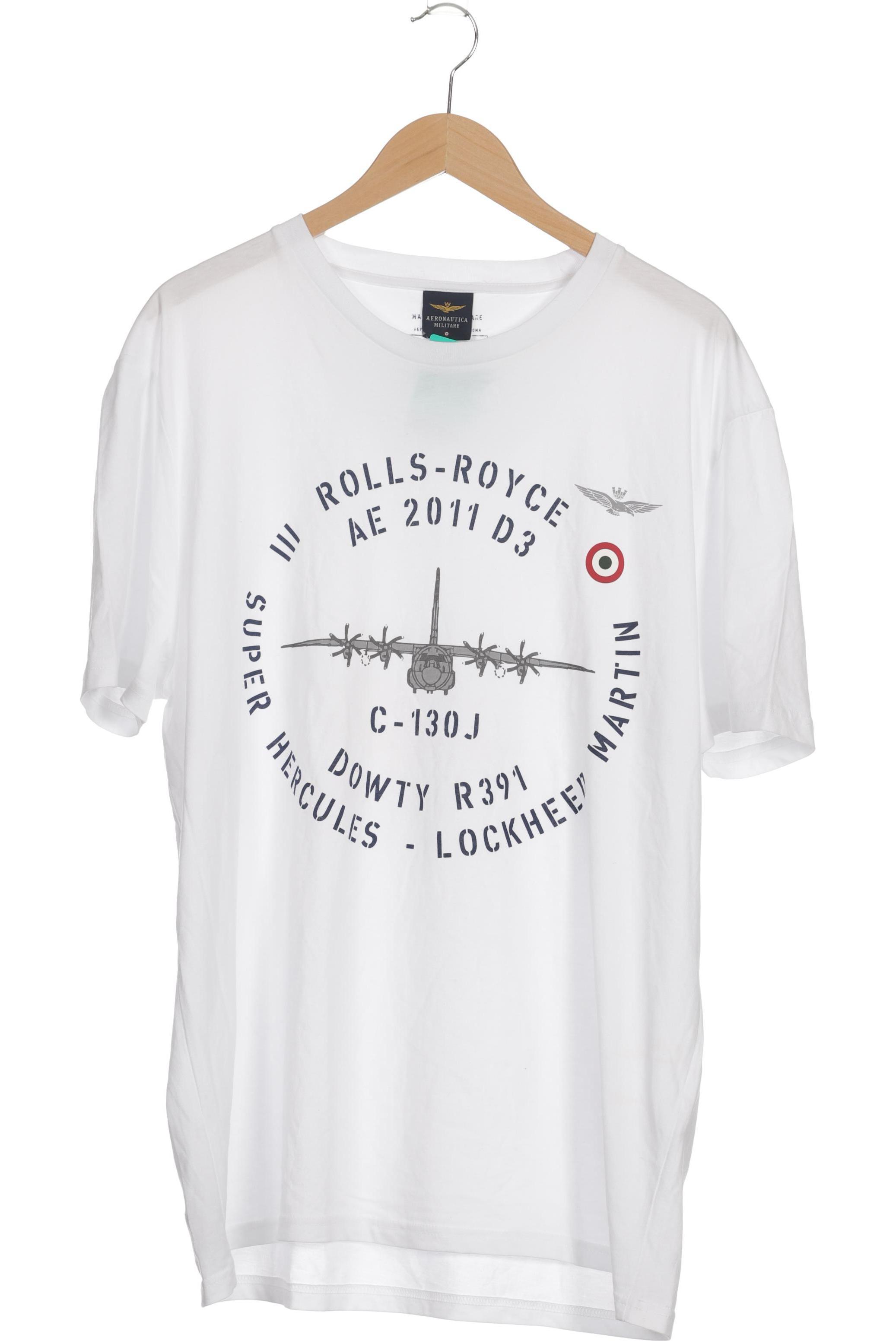 

Aeronautica Militare Herren T-Shirt, weiß, Gr.