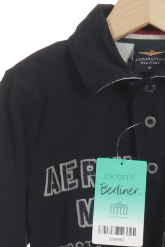 Thumbnail - Aeronautica Militare Jungen Poloshirt, blau, Gr. 104