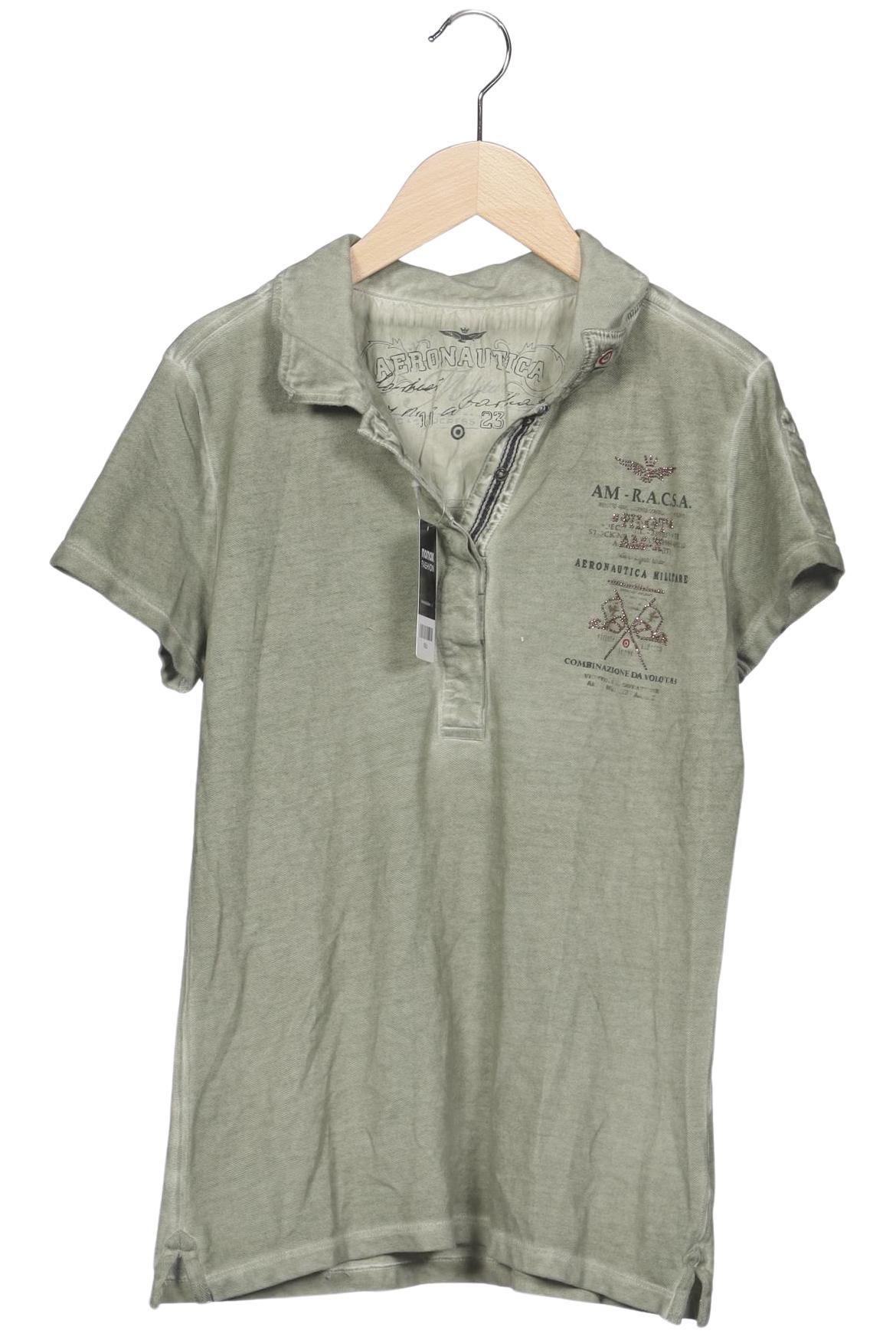 

Aeronautica Militare Damen Poloshirt, grün, Gr. 38
