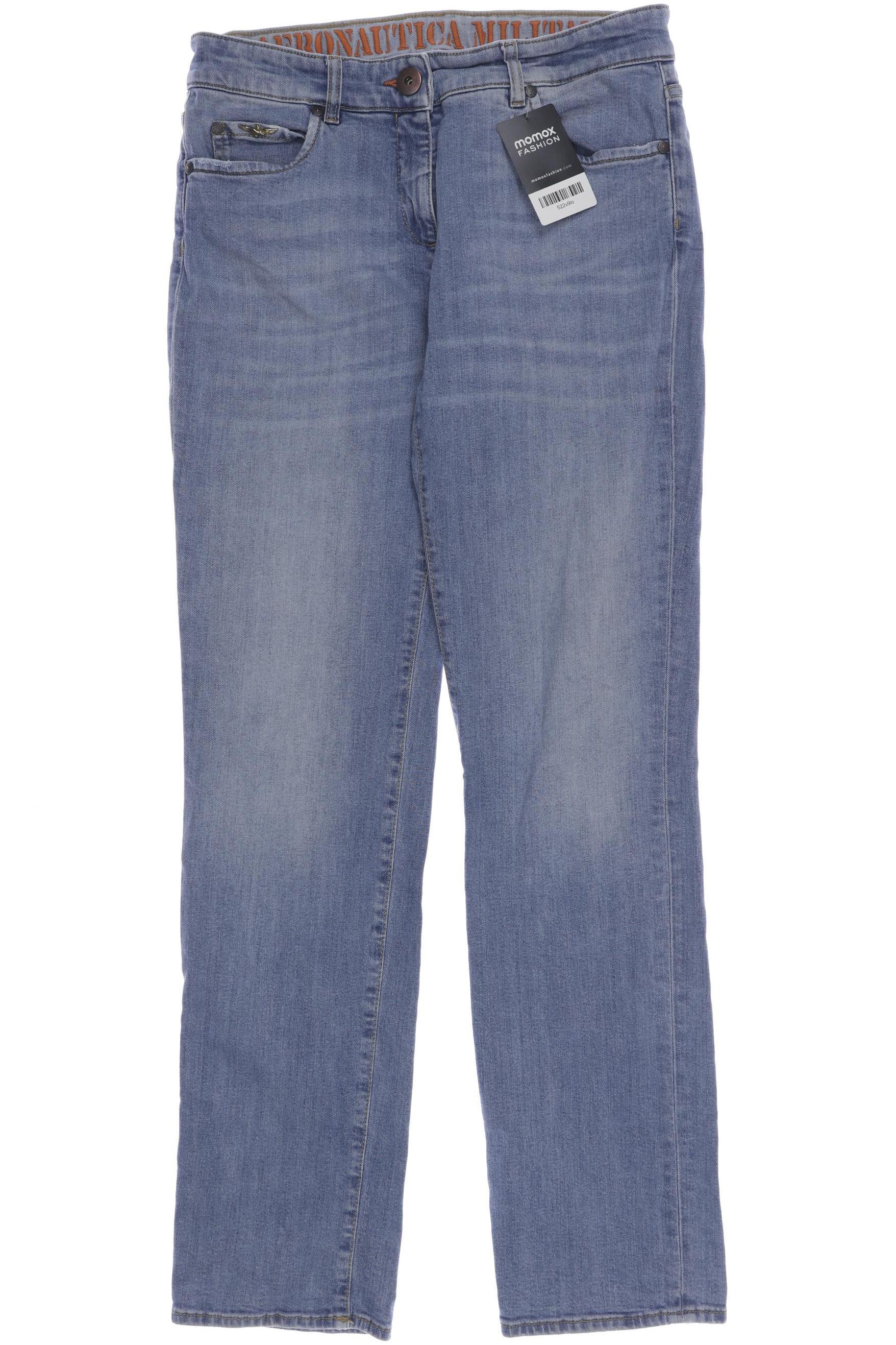 

Aeronautica Militare Damen Jeans, blau, Gr. 30