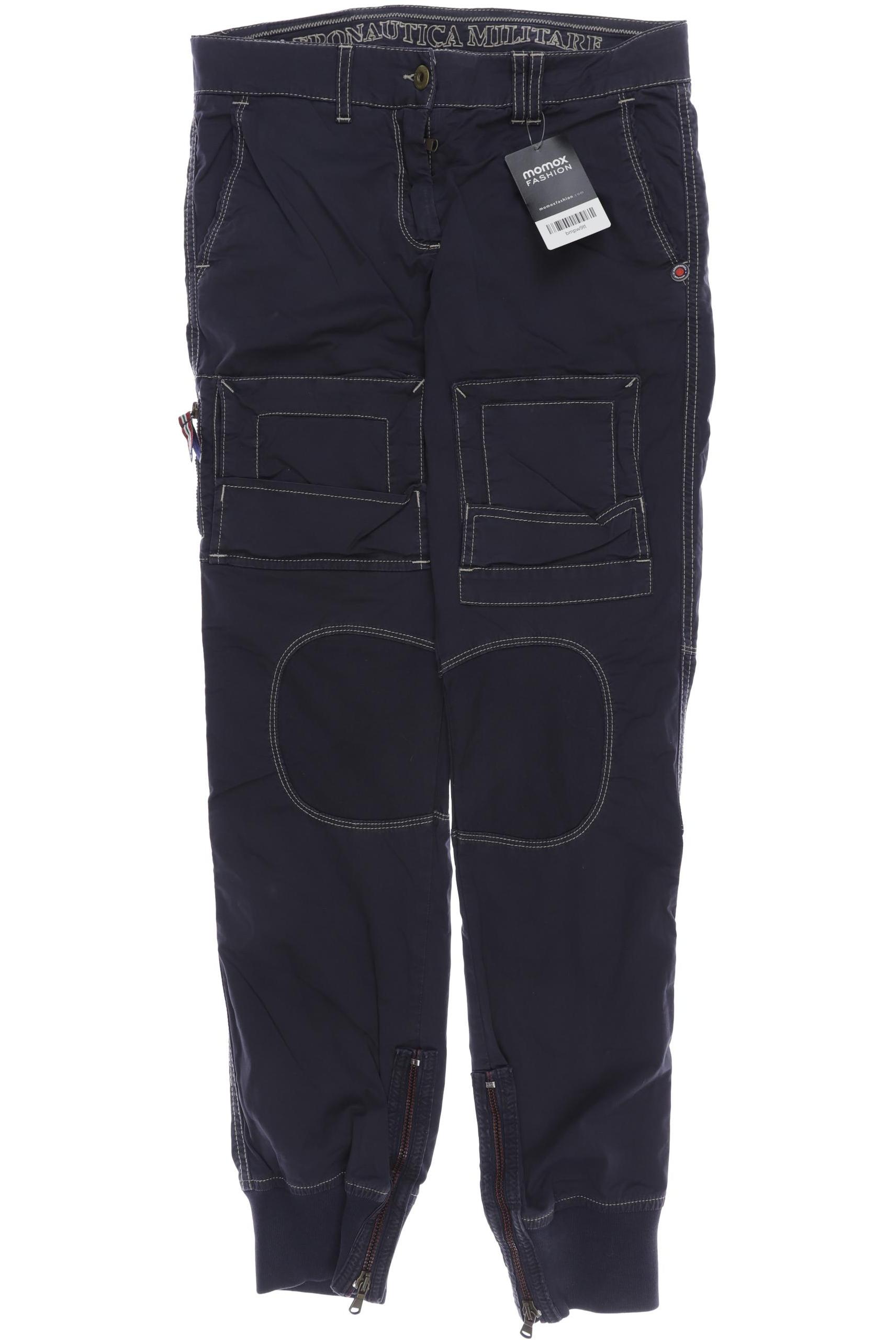 

Aeronautica Militare Damen Stoffhose, marineblau, Gr. 42