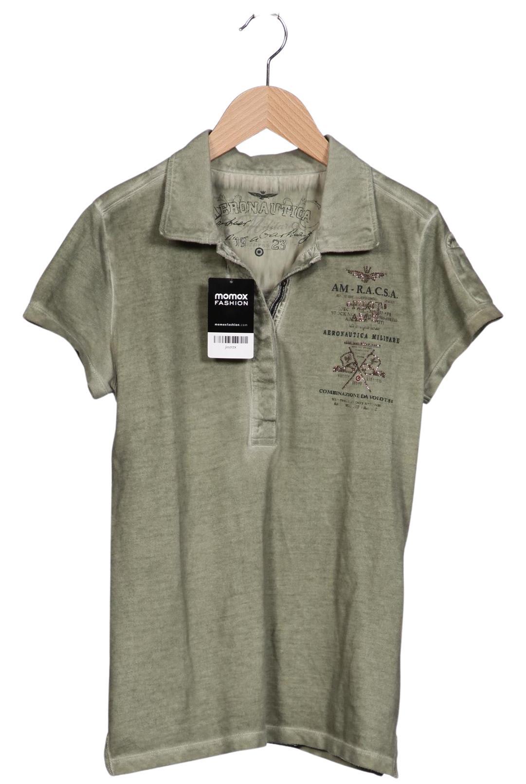 

Aeronautica Militare Damen Poloshirt, grün, Gr. 36