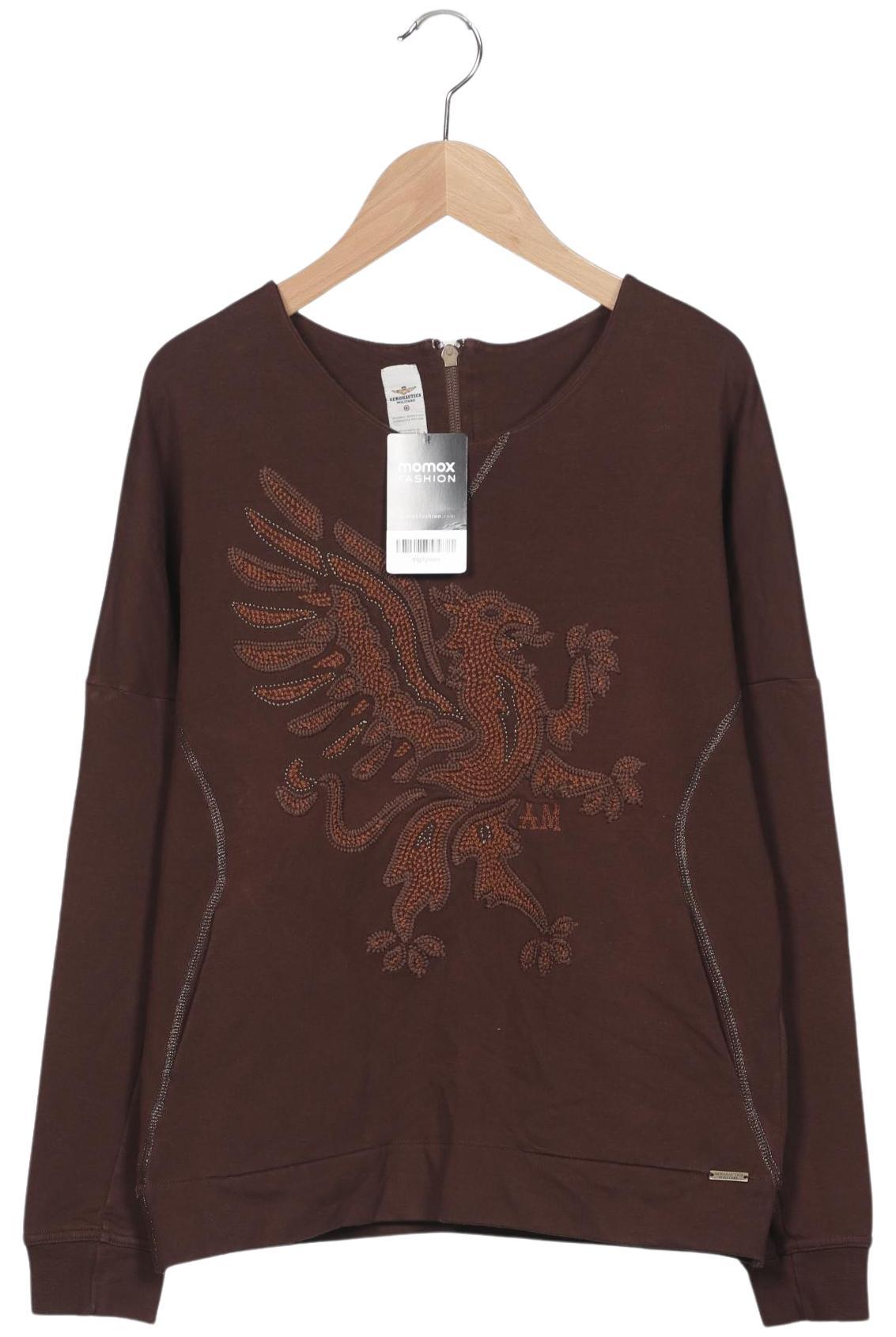 

Aeronautica Militare Damen Sweatshirt, braun, Gr. 36