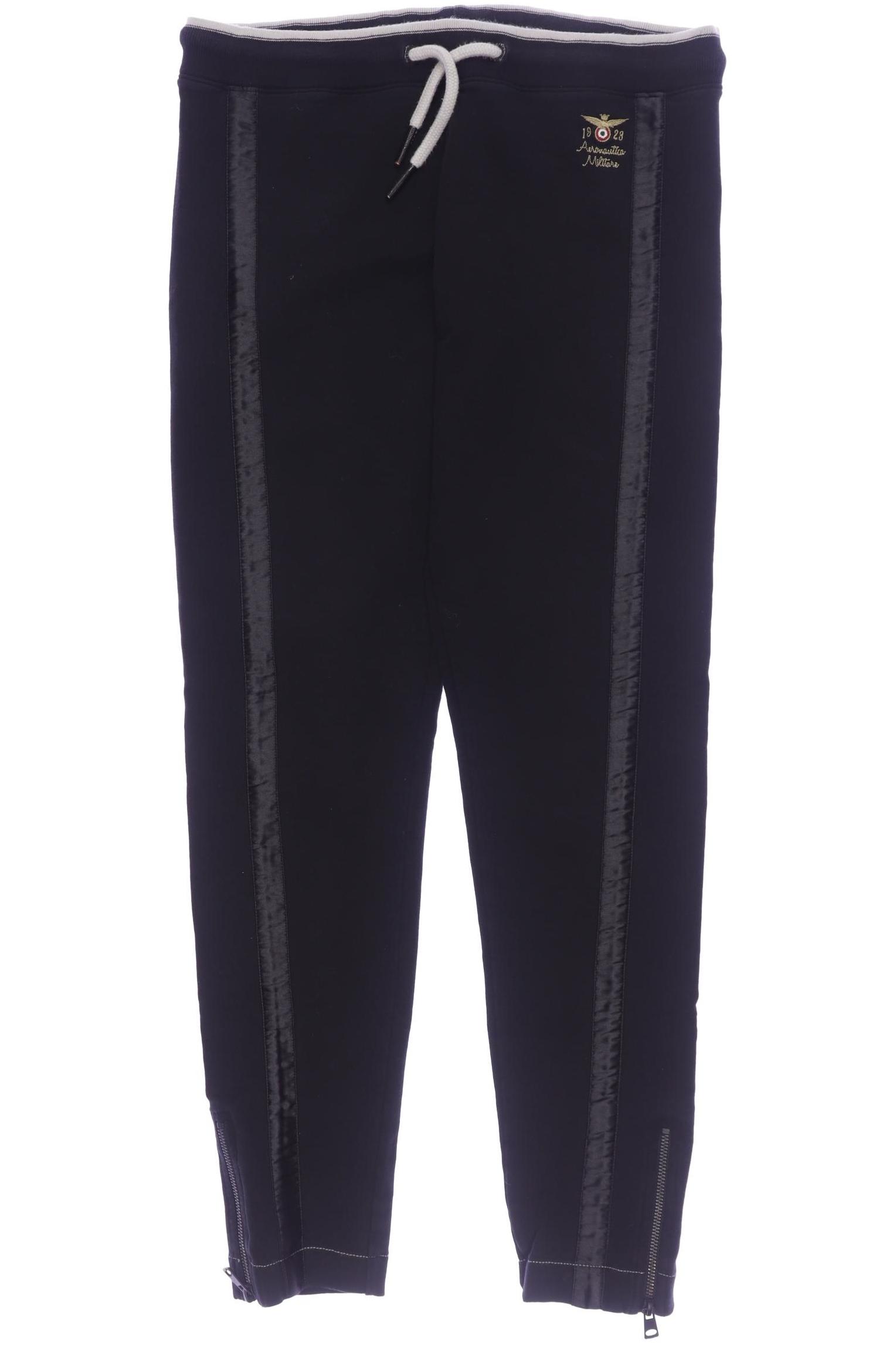

Aeronautica Militare Damen Stoffhose, schwarz, Gr. 0