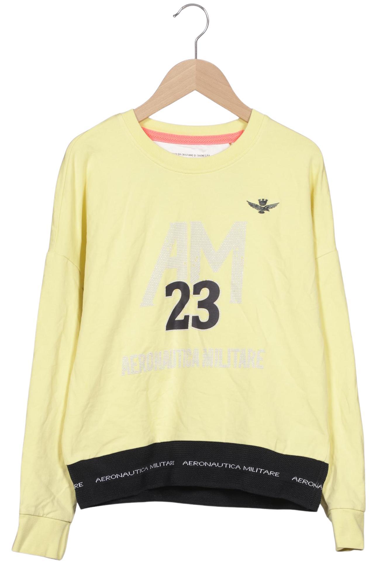 

Aeronautica Militare Damen Sweatshirt, gelb, Gr. 36