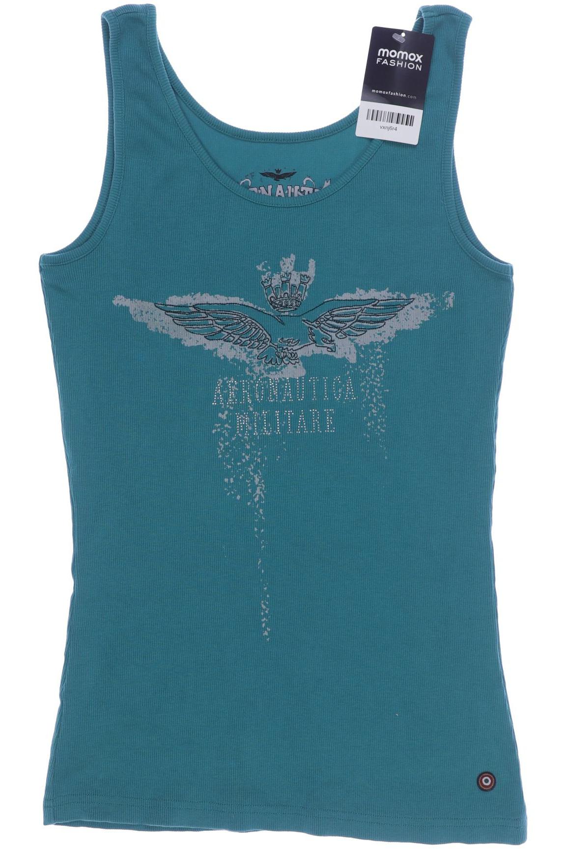 

Aeronautica Militare Damen Top, türkis, Gr. 42