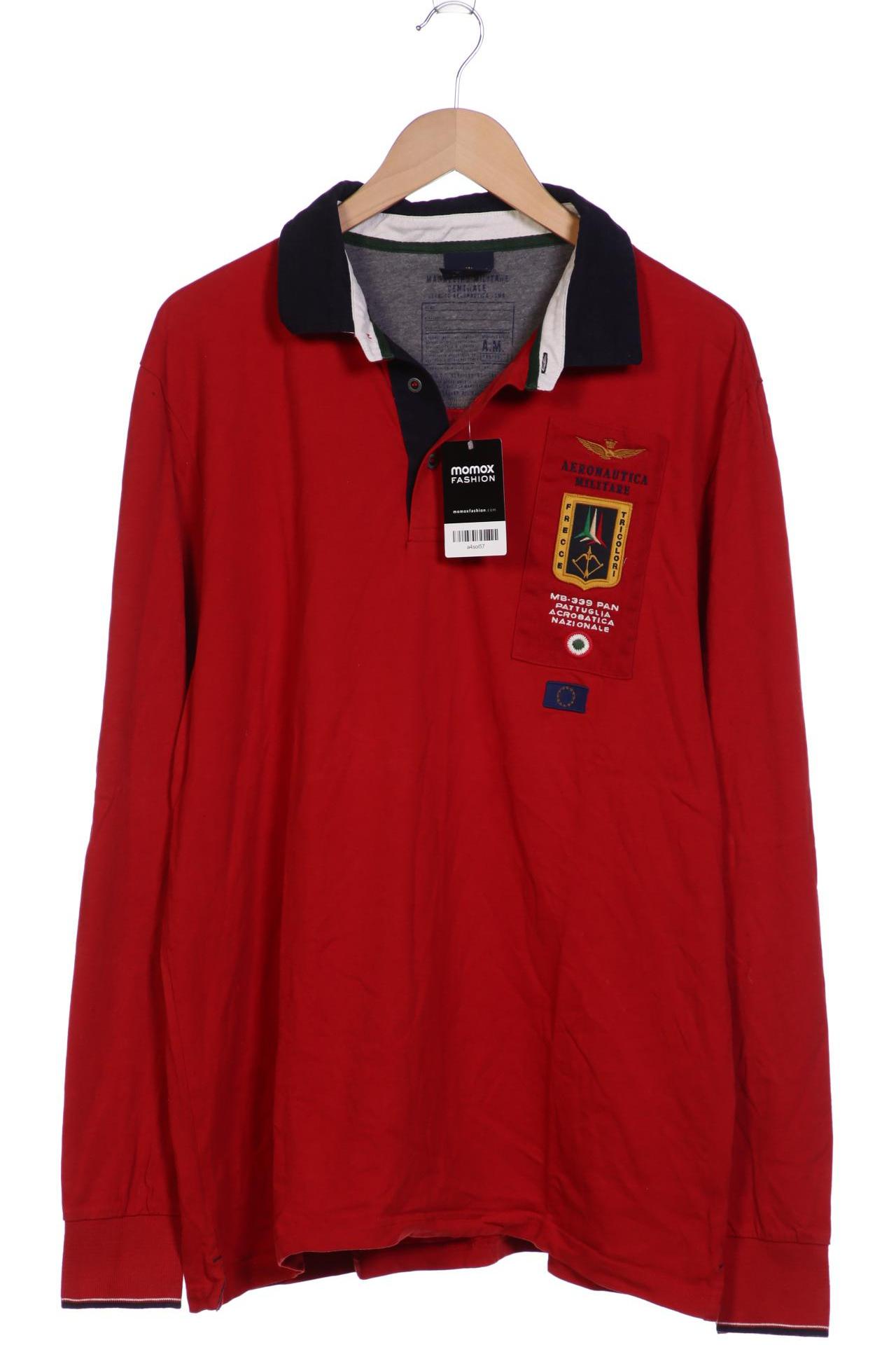

Aeronautica Militare Herren Poloshirt, rot